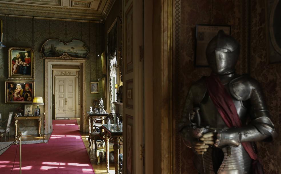 Uno de los 14 salones abiertos al público en el Palacio de Liria.