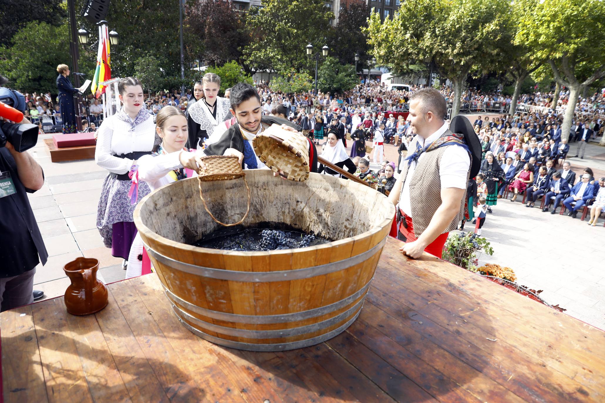 Fotos: Pisado de la uva