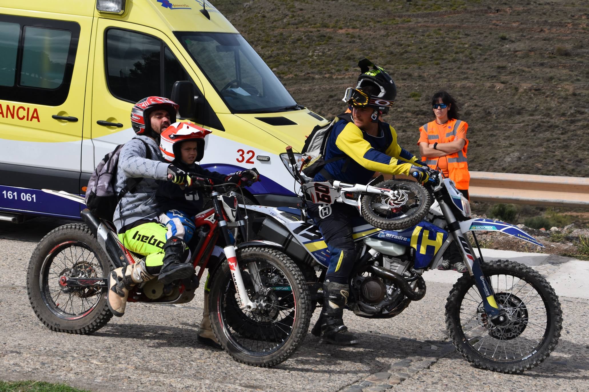 La cita contó con la participación de treinta motoristas. 