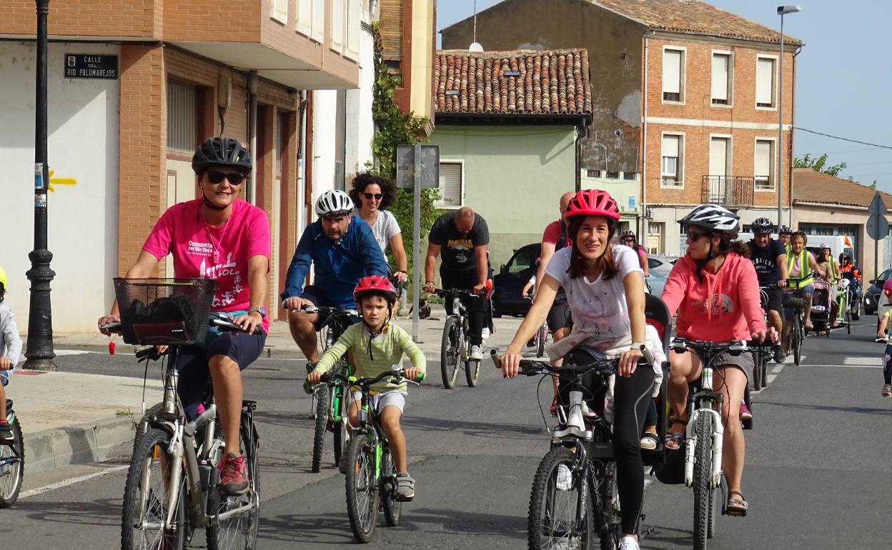 Bicicletada celebrada por la plataforma el pasado 14 de septiembre