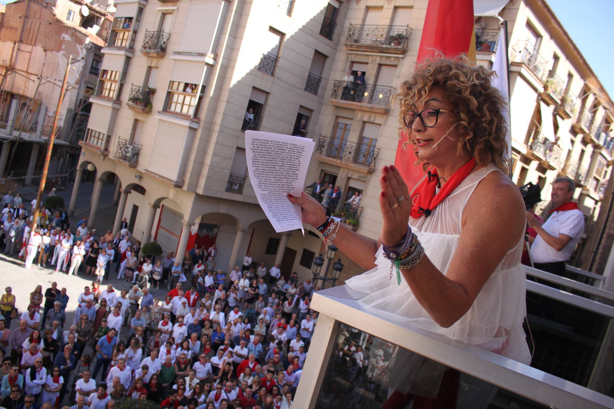 Arnedo disfruta con una nueva representación del robo de los santos en sus fiestas