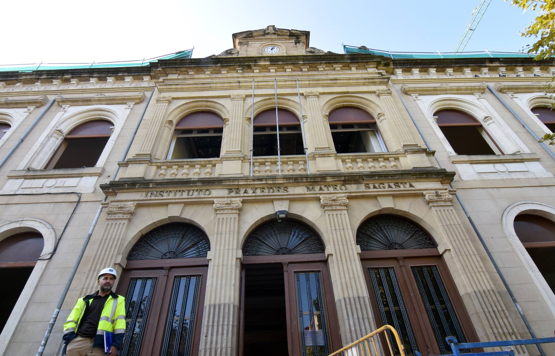 En las obras del Sagasta