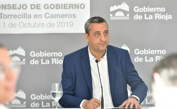 El portavoz del Gobierno regional.