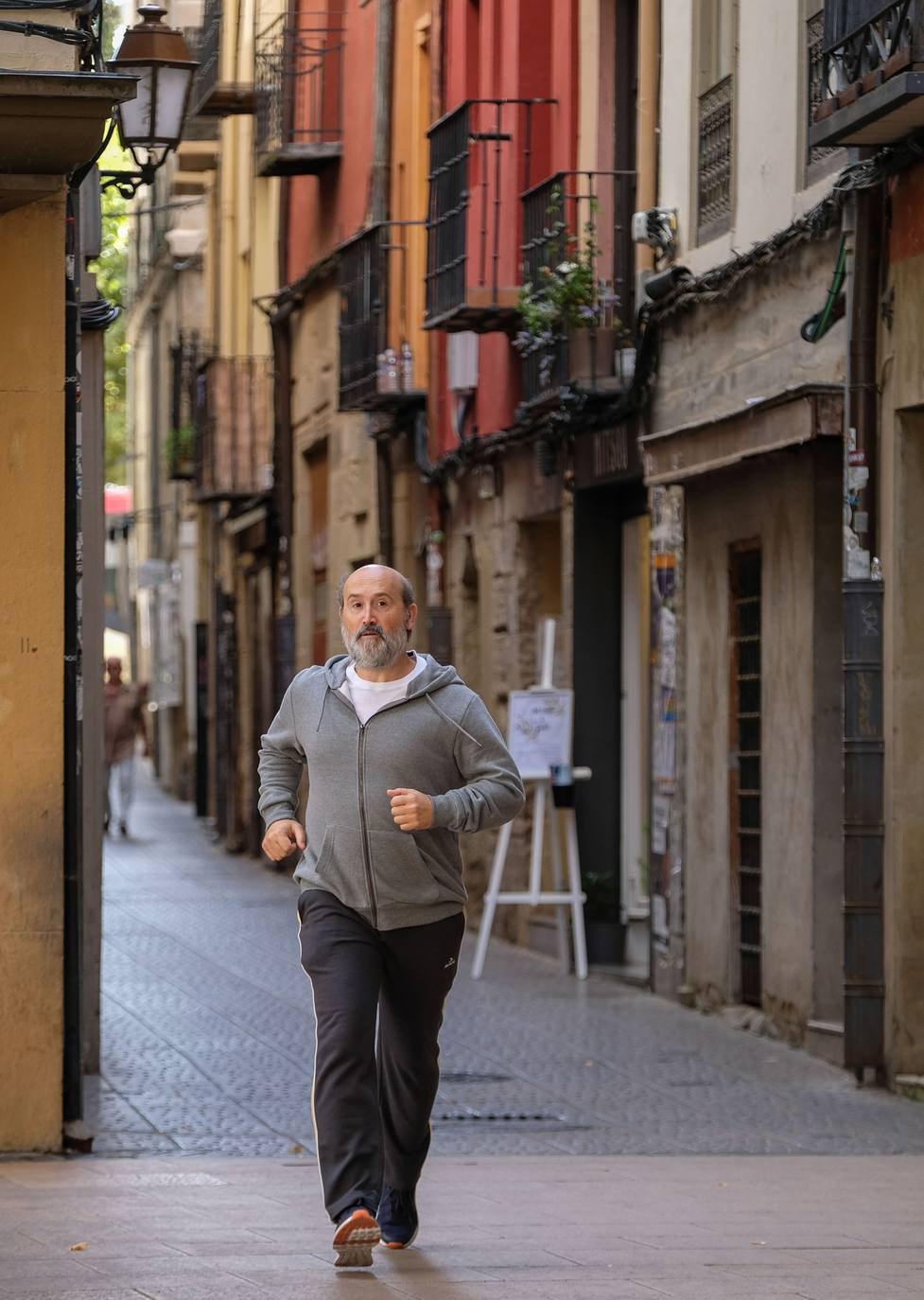 Javier Cámara rueda en Logroño su serie 'Vota Juan'