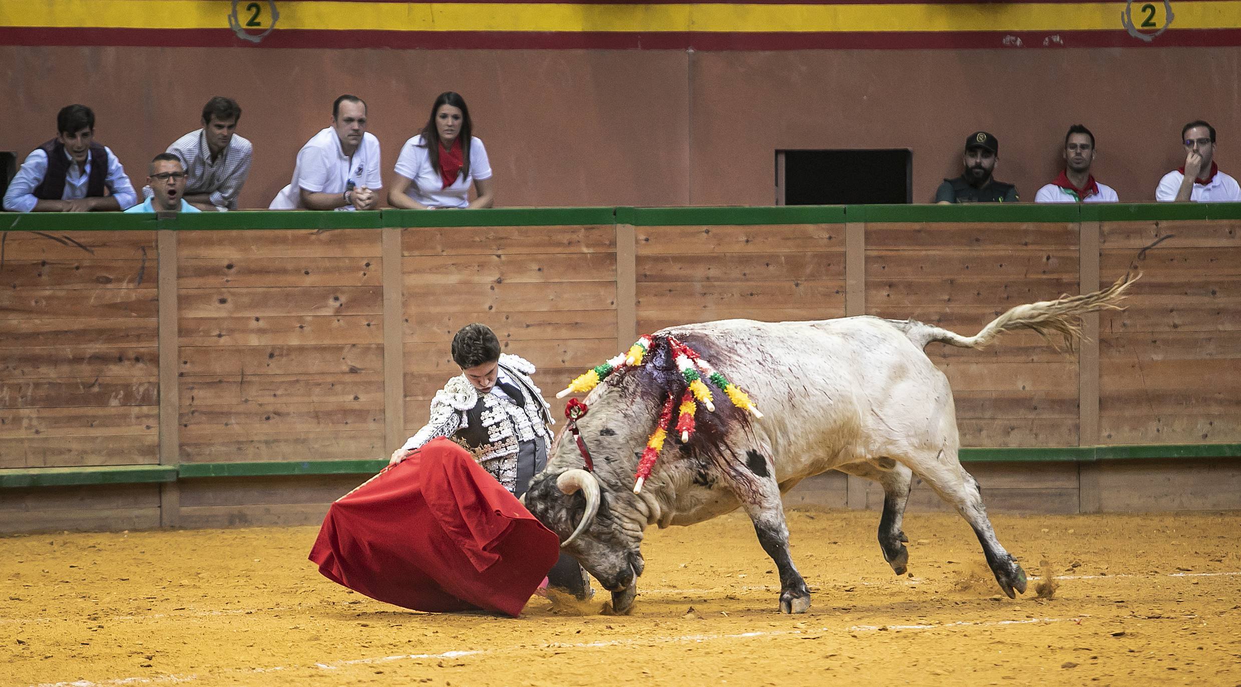 El novillero ha triunfado en la cuarta cita de la Feria del Zapato de Oro. 