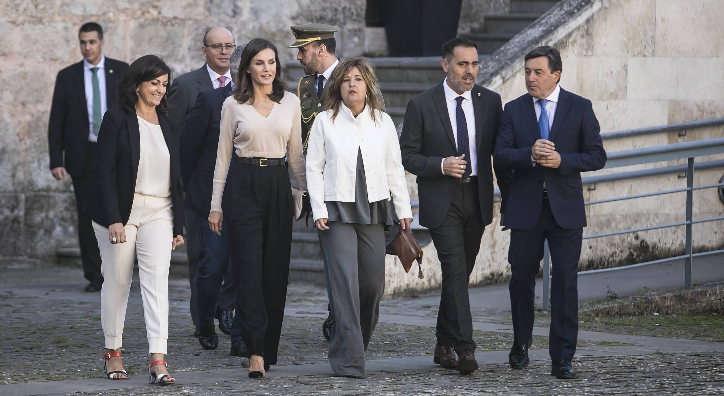 Fotos: Doña Letizia inaugura en San Millán el XIV Seminario Internacional de Lengua y Periodismo