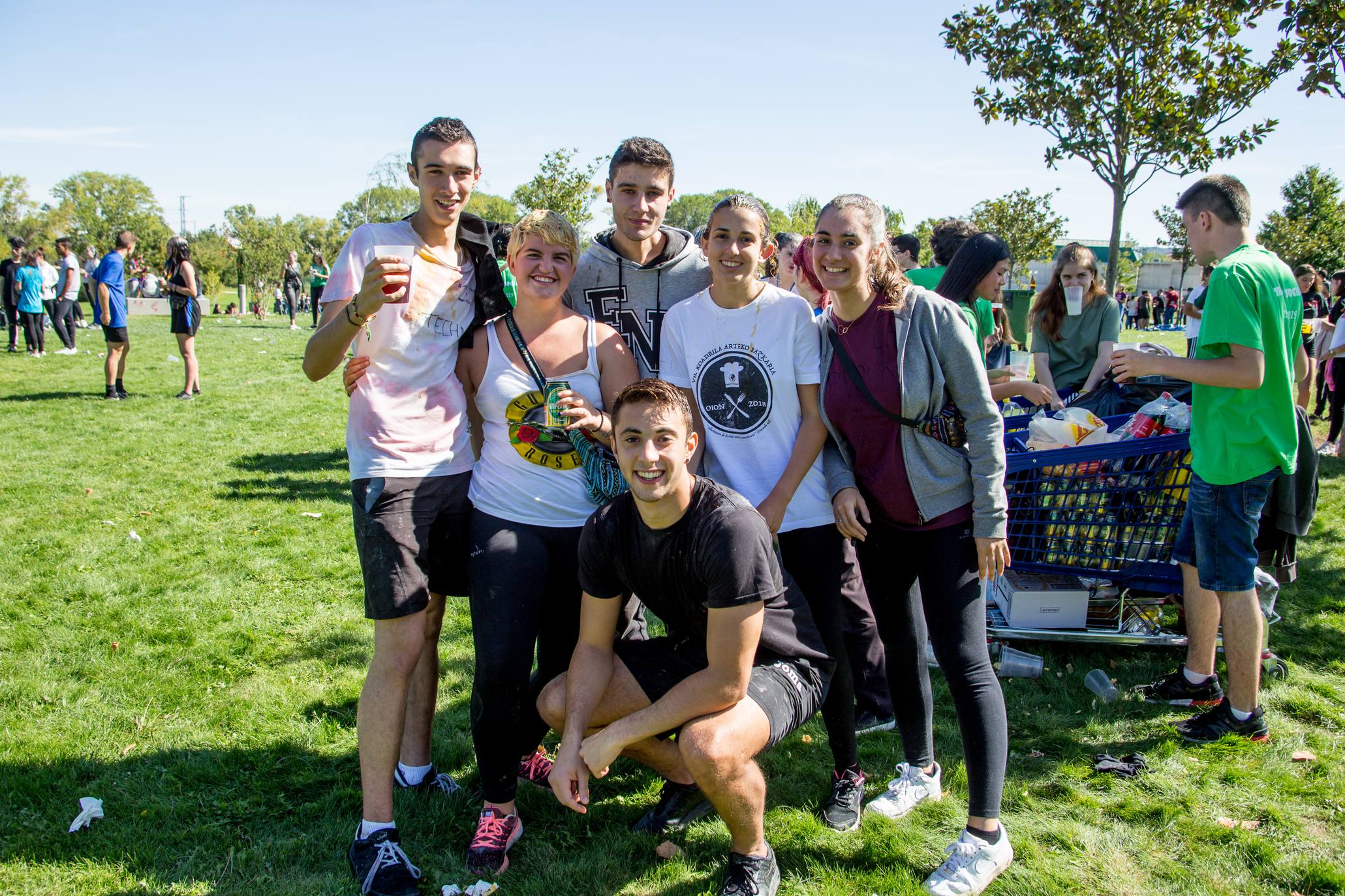 Los estudiantes de la Universidad de La Rioja celebran las novatadas