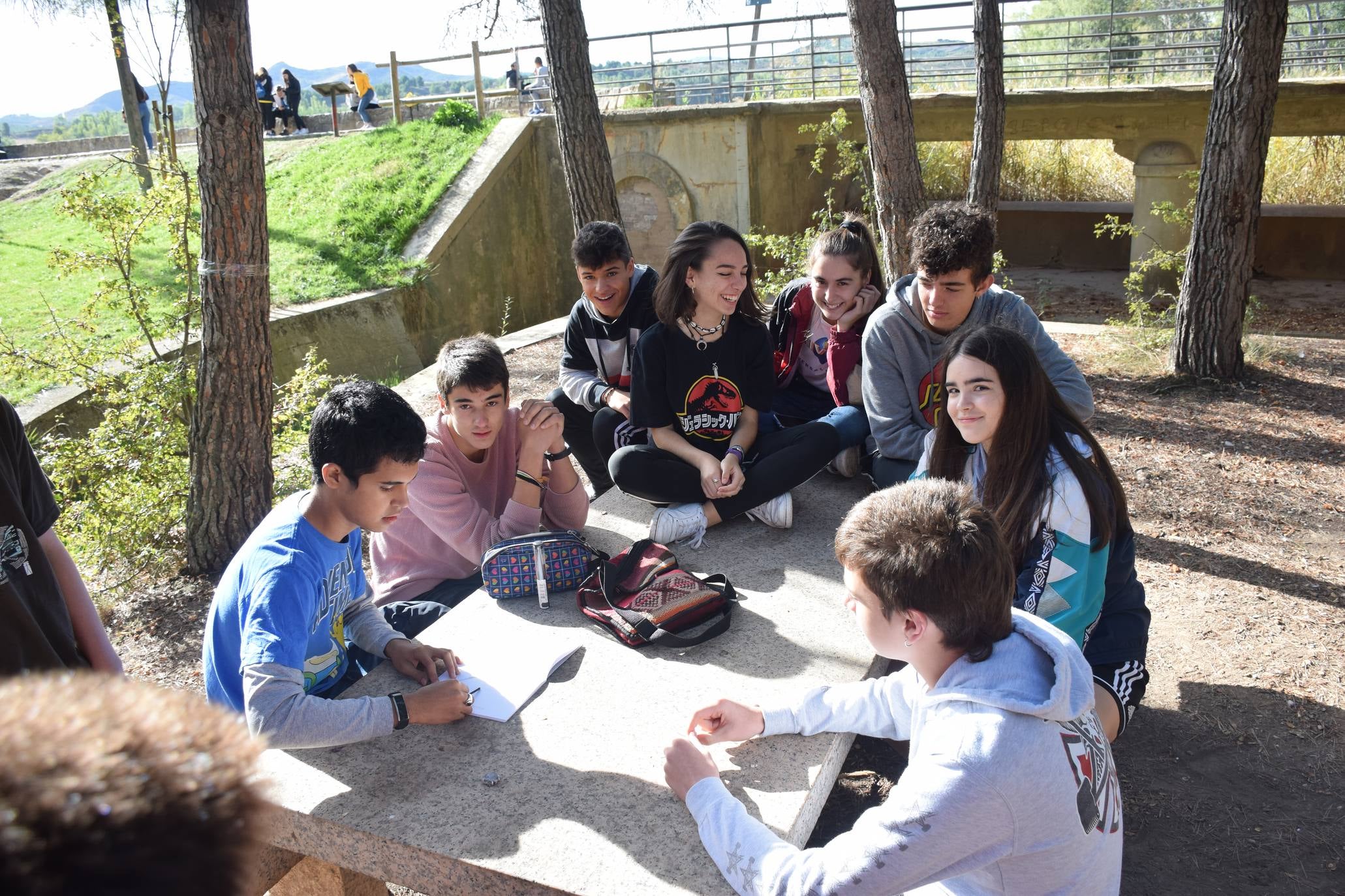 Talleres del IES Batalla de Clavijo en La Grajera