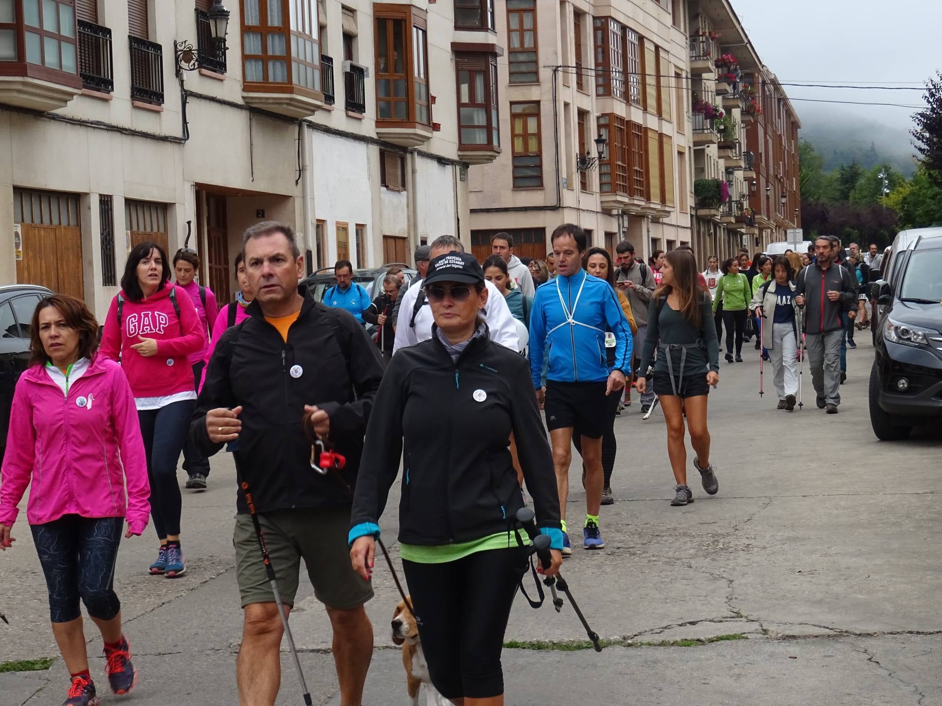 Marcha 'Caminando, ¡por la vida! celebrada en Ezcaray