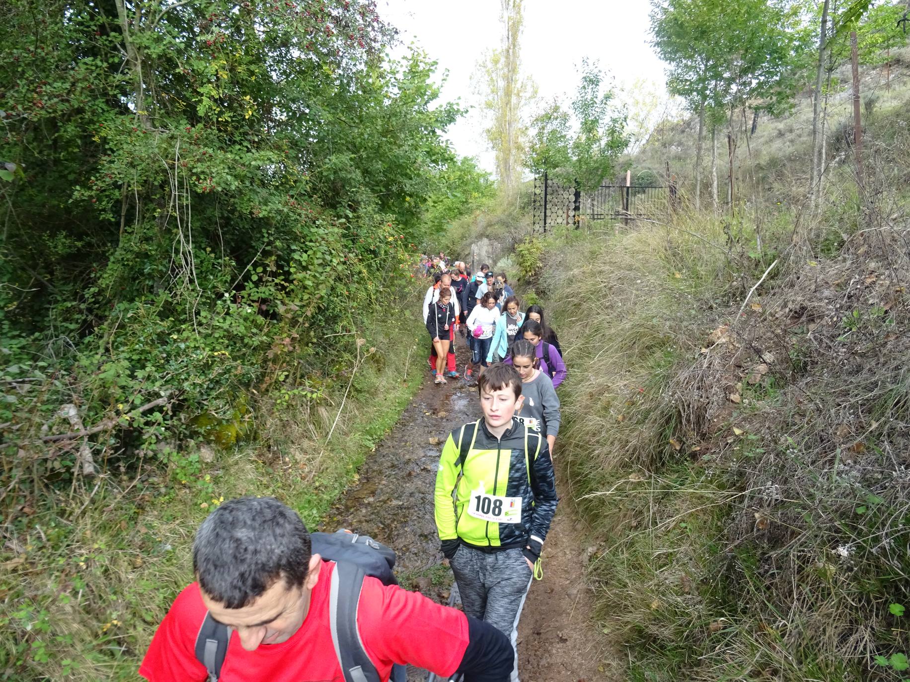 Marcha 'Caminando, ¡por la vida! celebrada en Ezcaray