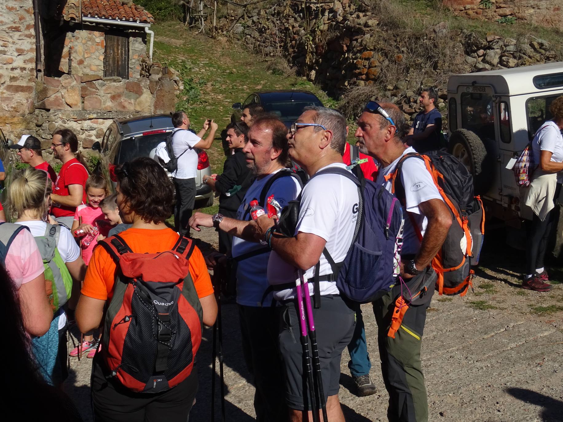 Marcha 'Caminando, ¡por la vida! celebrada en Ezcaray