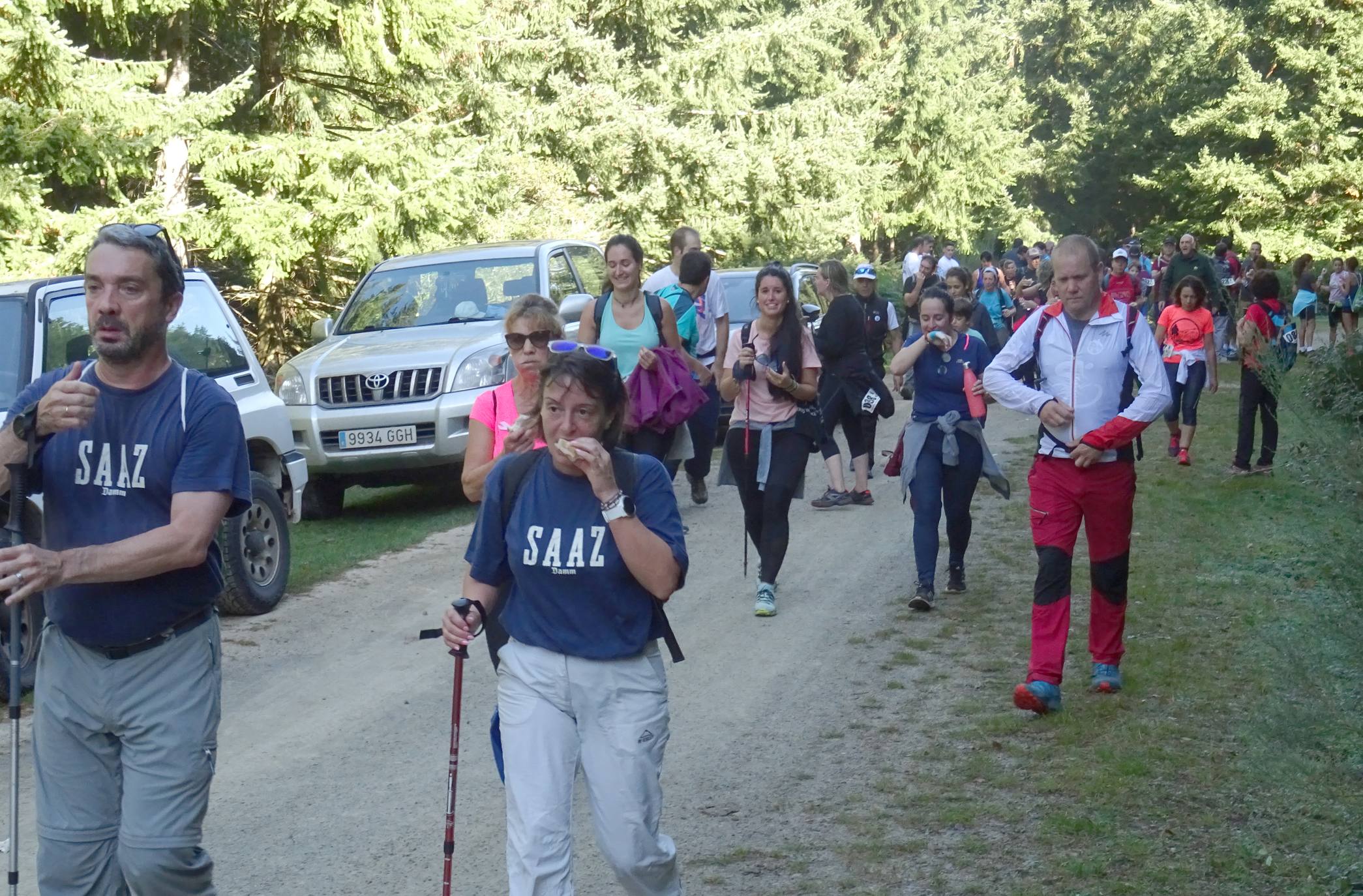 Marcha 'Caminando, ¡por la vida! celebrada en Ezcaray