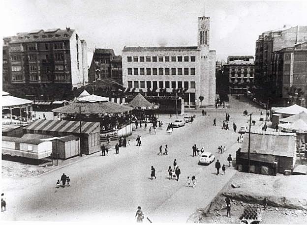 Instalación del ferial en Víctor Pradera.