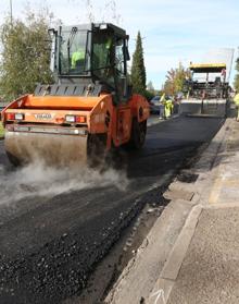 Imagen secundaria 2 - Comienza el asfaltado en Lope de Vega