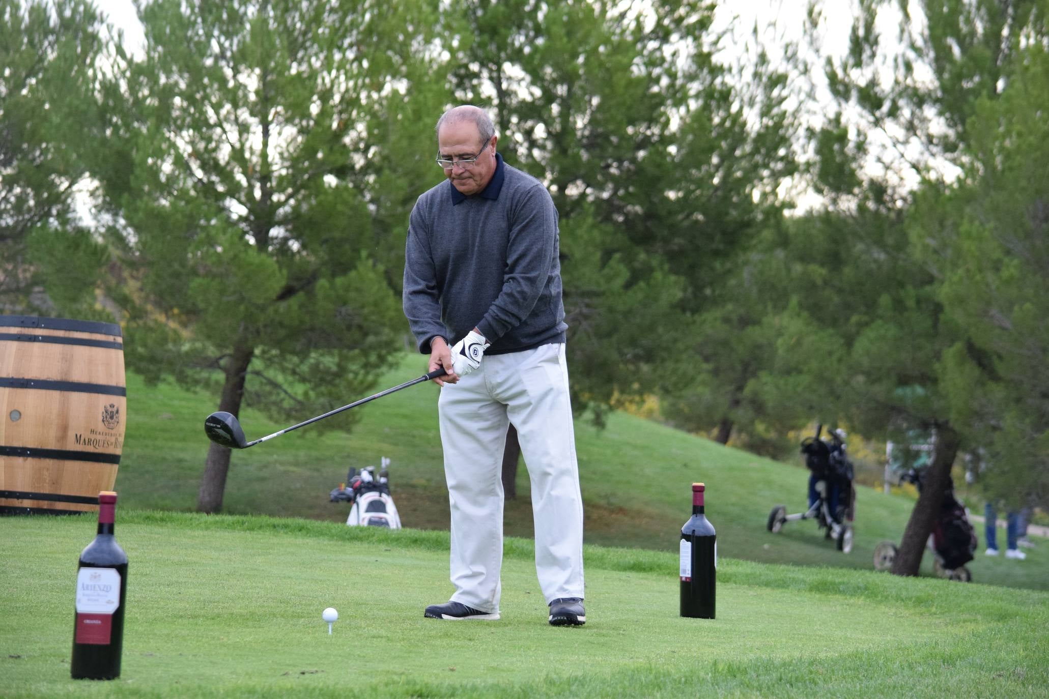 Jornada de juego del Torneo Marqués de Riscal, de la Liga de Golf y Vino, de lomejordelvinoderioja.com.