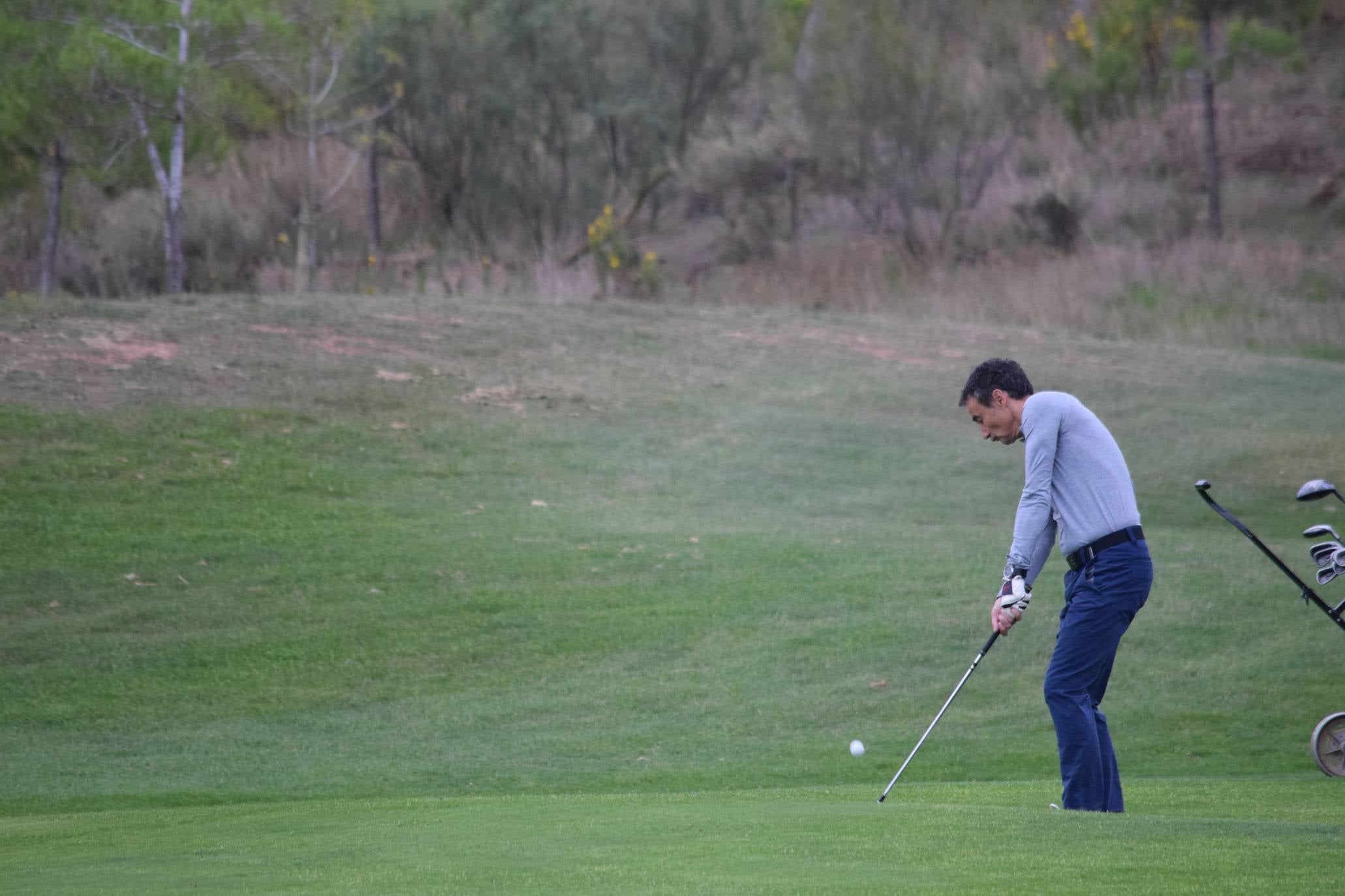Jornada de juego del Torneo Marqués de Riscal, de la Liga de Golf y Vino, de lomejordelvinoderioja.com.