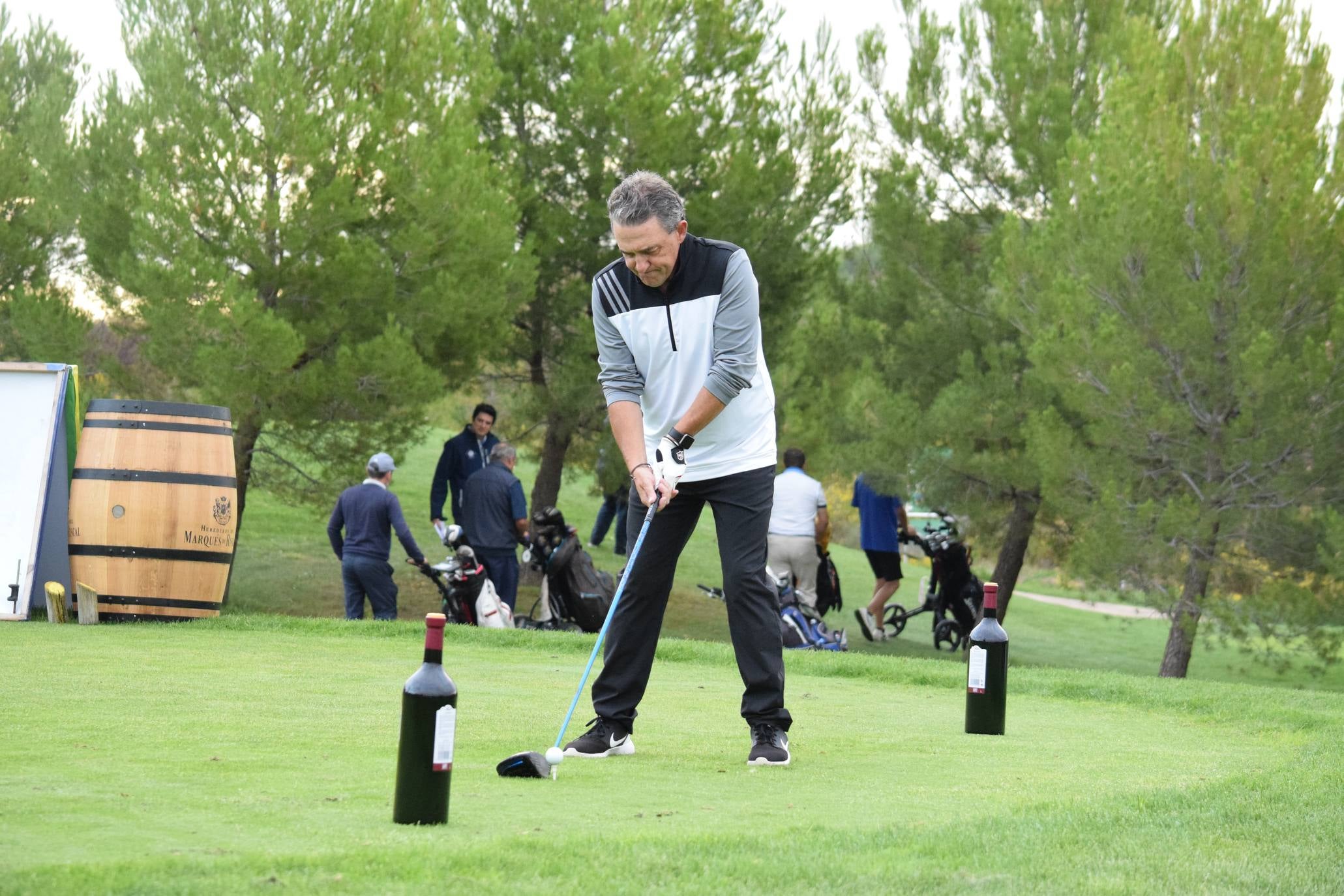 Jornada de juego del Torneo Marqués de Riscal, de la Liga de Golf y Vino, de lomejordelvinoderioja.com.