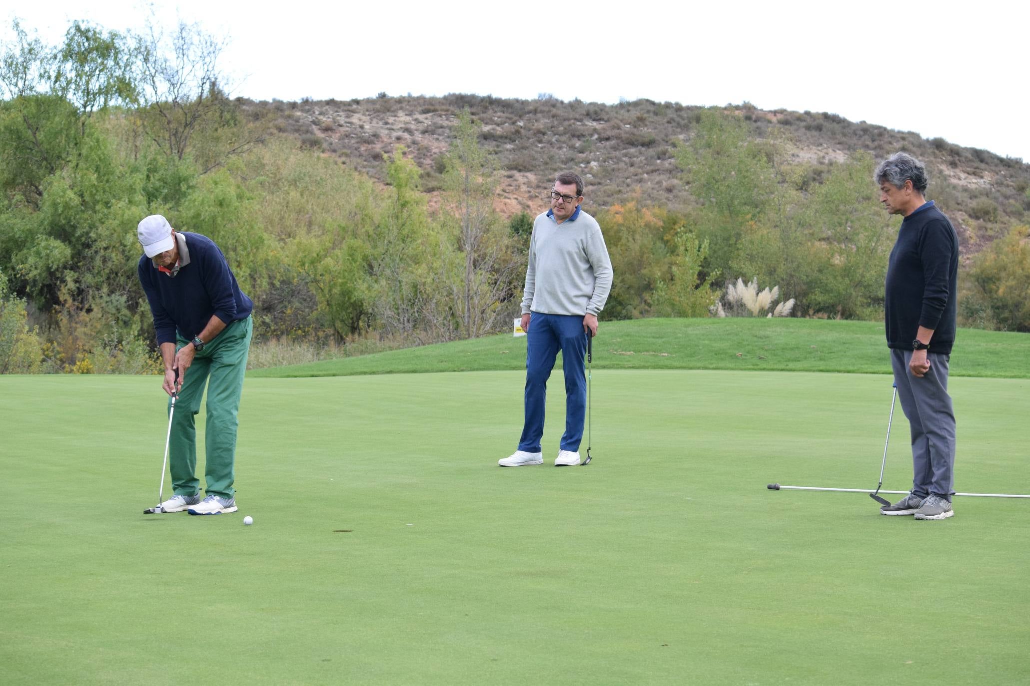 Jornada de juego del Torneo Marqués de Riscal, de la Liga de Golf y Vino, de lomejordelvinoderioja.com.