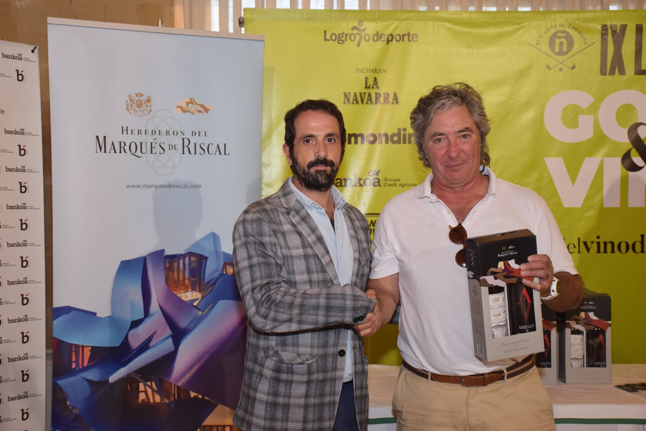 Entrega de premios del Torneo Marqués de Riscal, de la Liga de Golf y Vino de lomejordelvinoderioja.com. 