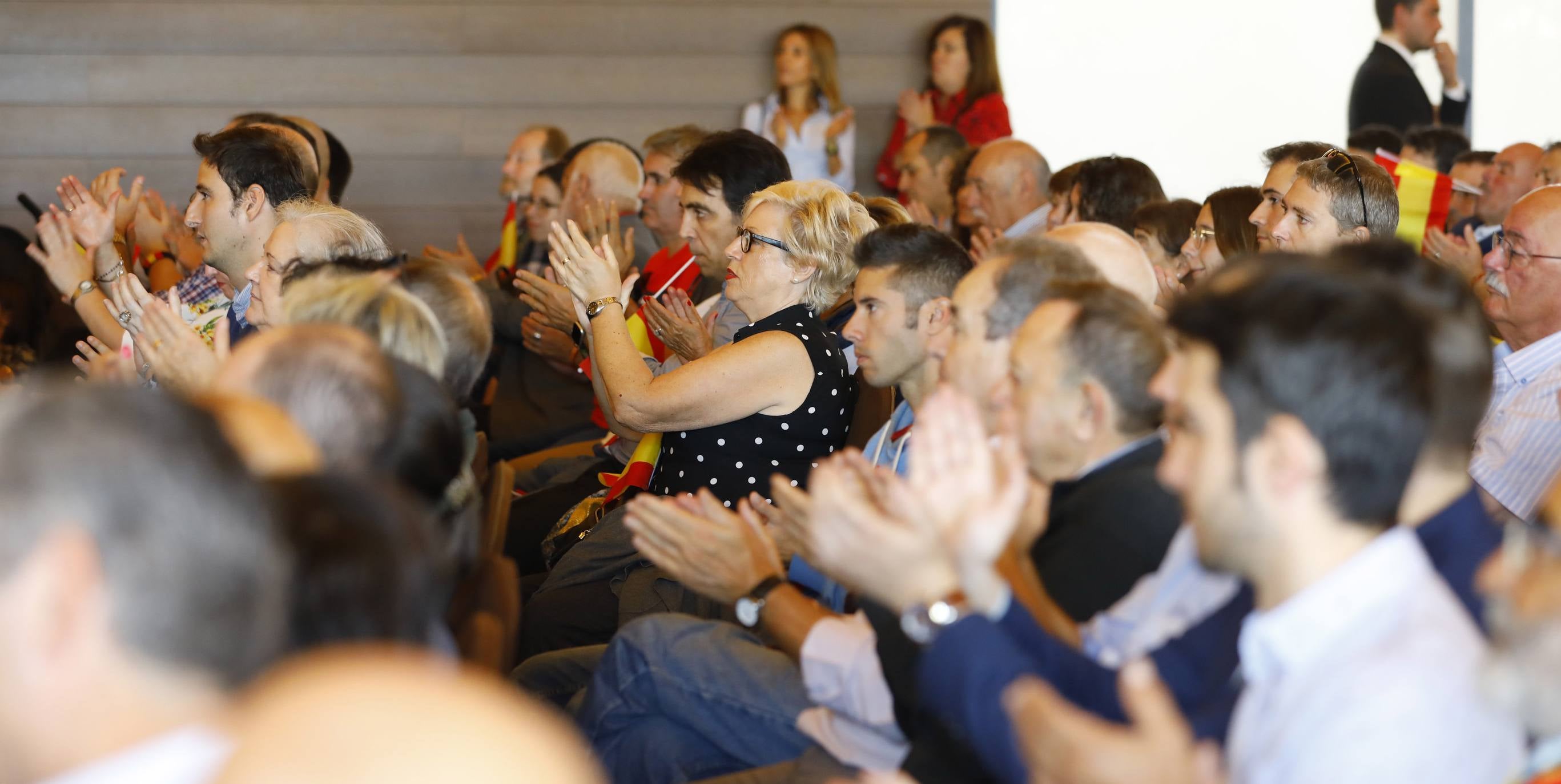 El secretario general de VOX ha intervenido en un acto público en la capital riojana. 