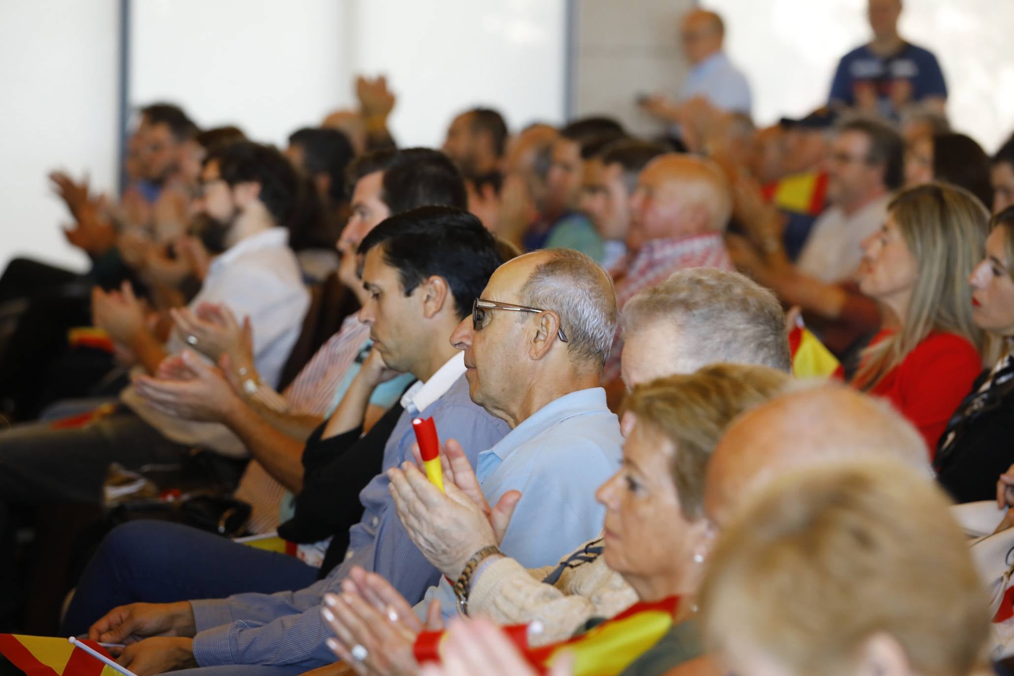 El secretario general de VOX ha intervenido en un acto público en la capital riojana. 