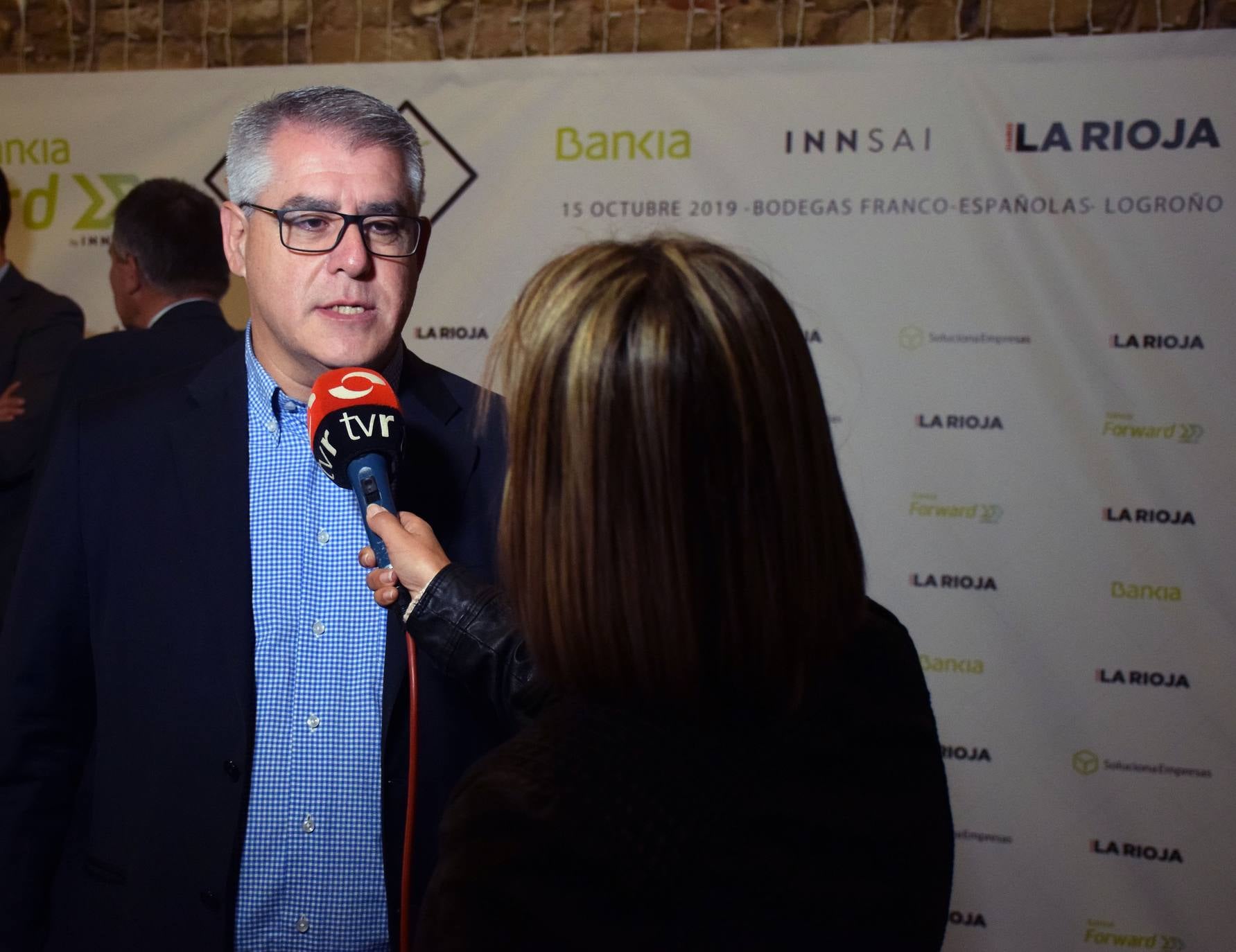 El CEO de la consultora de estrategia corporativa Innsai, Jesús Navarro, ha explicado en Logroño las tendencias innovadoras de futuro en la agricultura, dentro de la Jornada Bankia Forward que ha organizado Diario LA RIOJA en Bodegas Franco-Españolas.