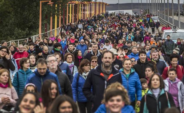 Imagen de la Marcha Aspace el año pasado en Logroño