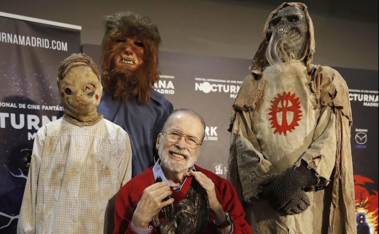 Chicho Ibáñez Serrador, durante un homenaje en el Nocturna de hace dos años.