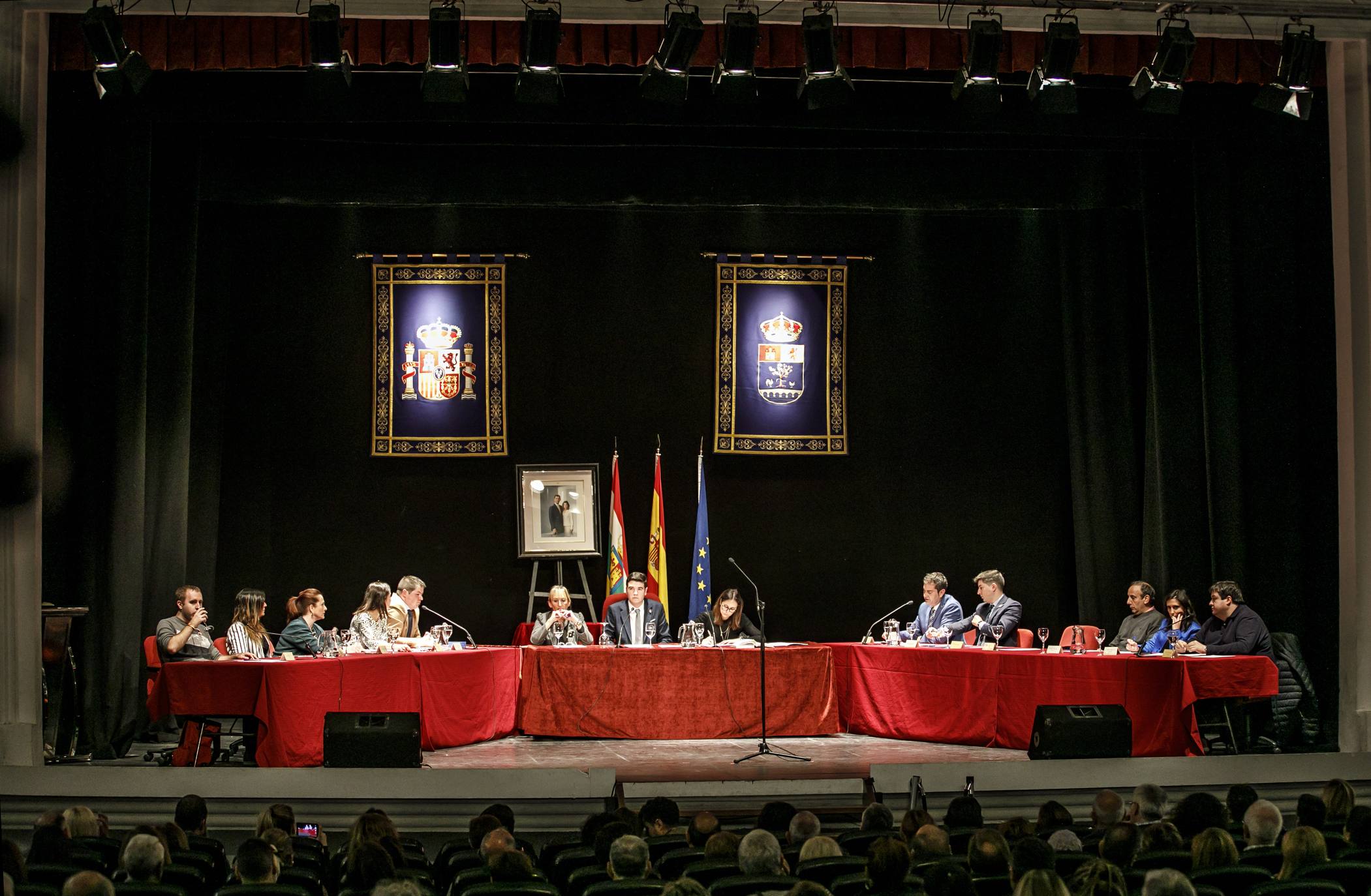 David Mena se ha convertido en nuevo alcalde de la localidad calceatense. 