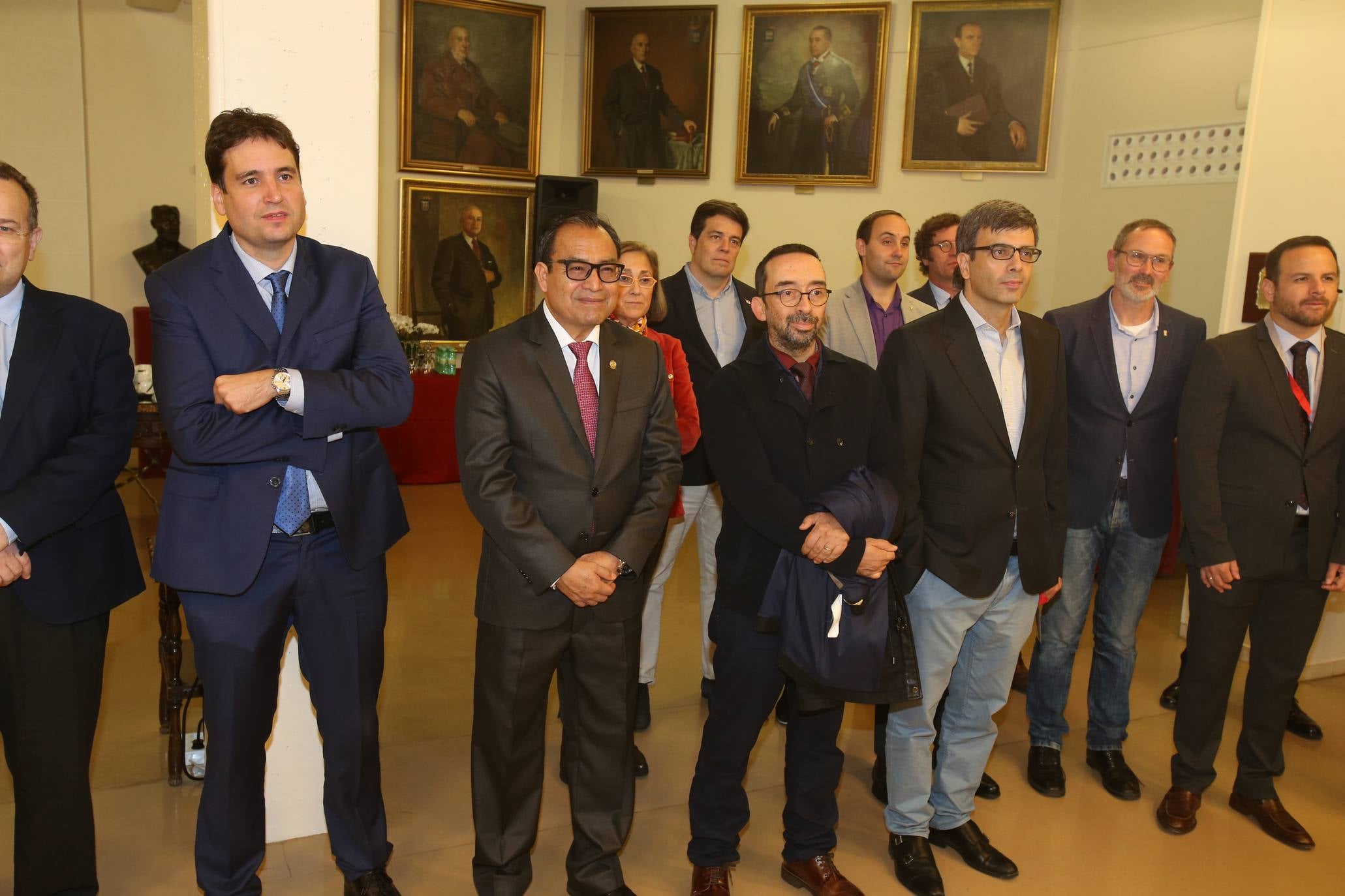 Recepción del alcalde de Logroño a las personalidades de Futuro en Español