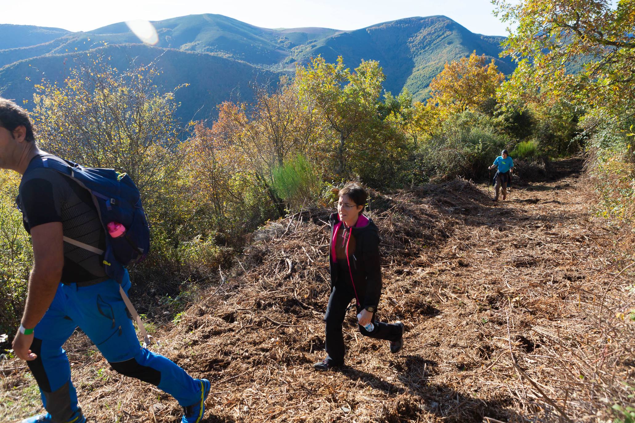 La marcha otoñal ha reunido a 450 senderistas 