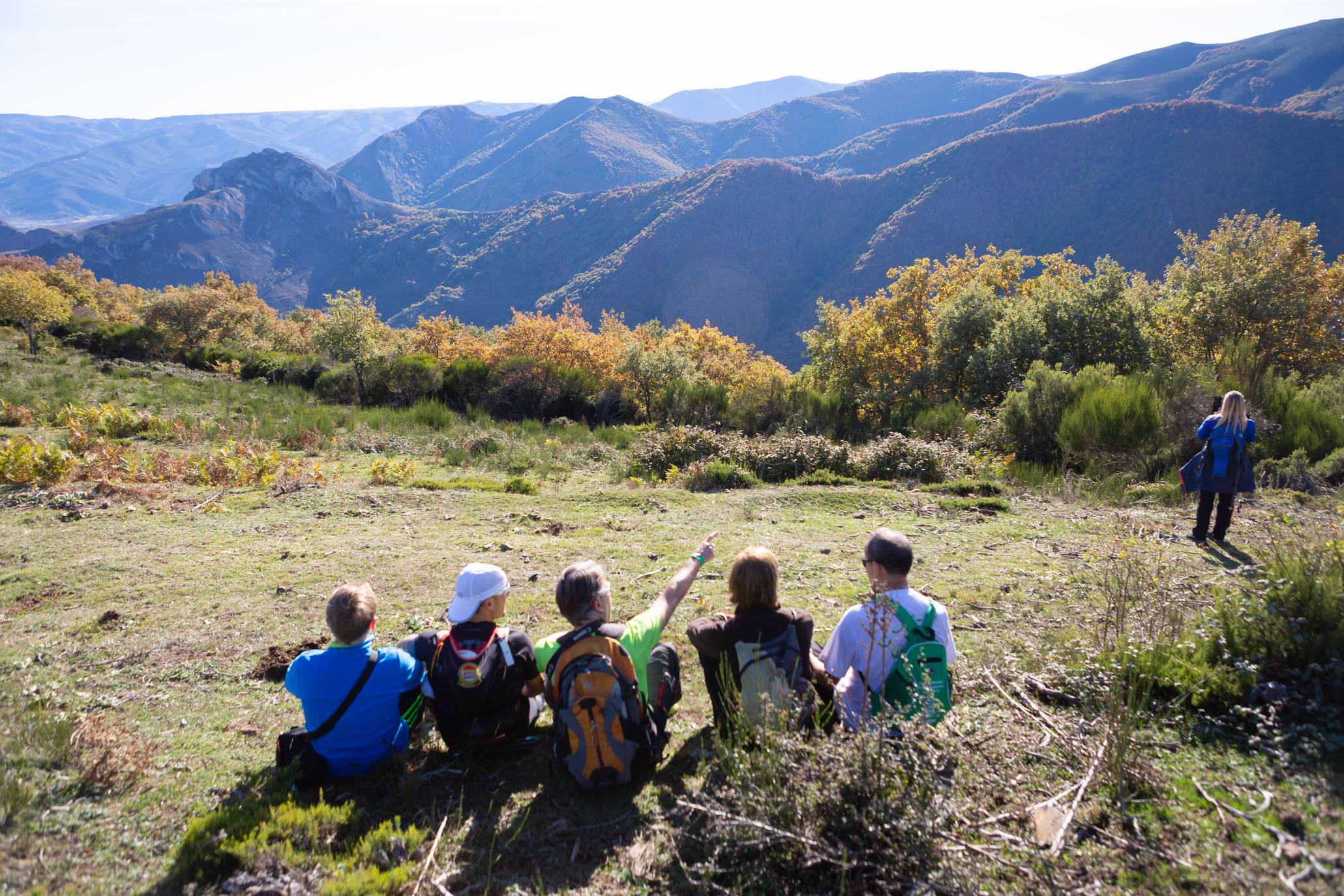 La marcha otoñal ha reunido a 450 senderistas 