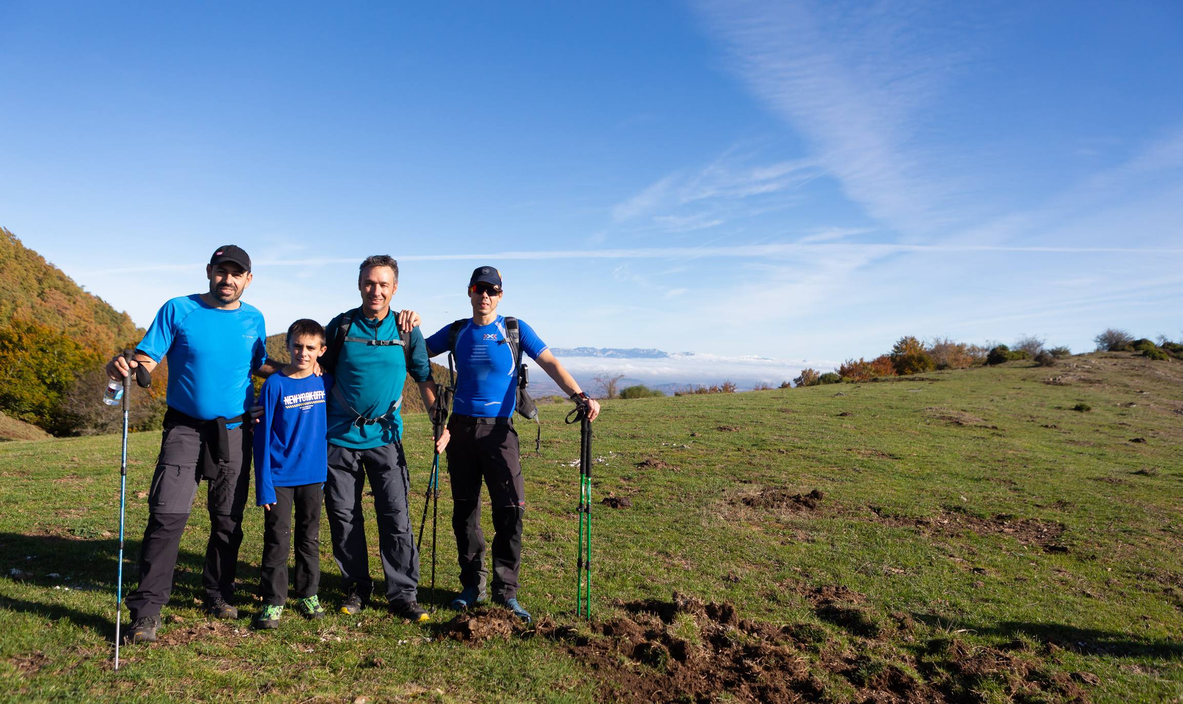 La marcha otoñal ha reunido a 450 senderistas 