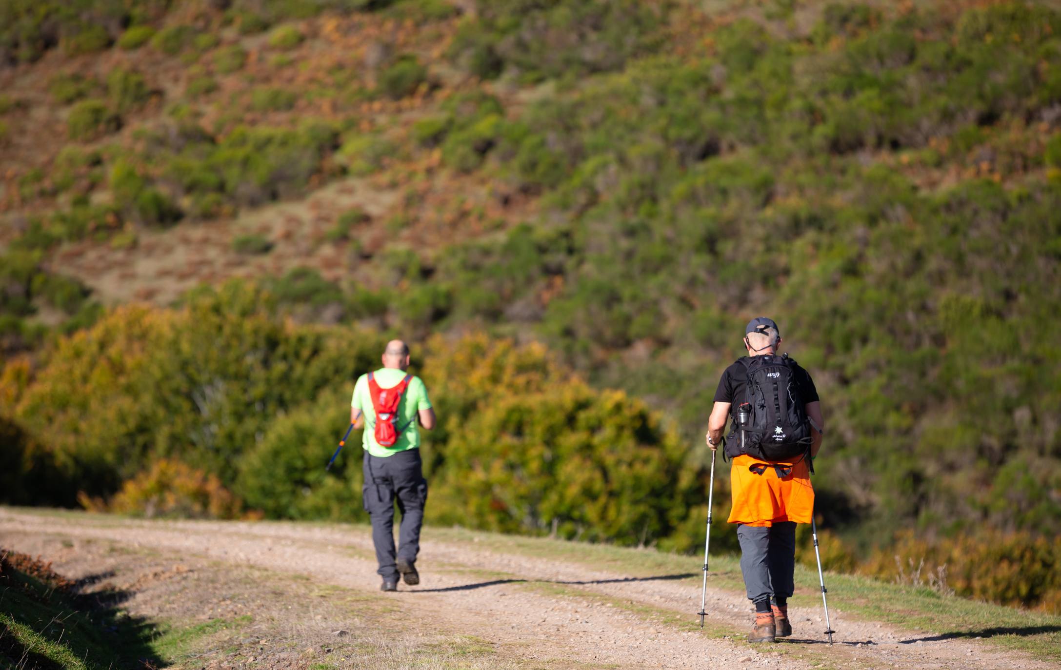 La marcha otoñal ha reunido a 450 senderistas 