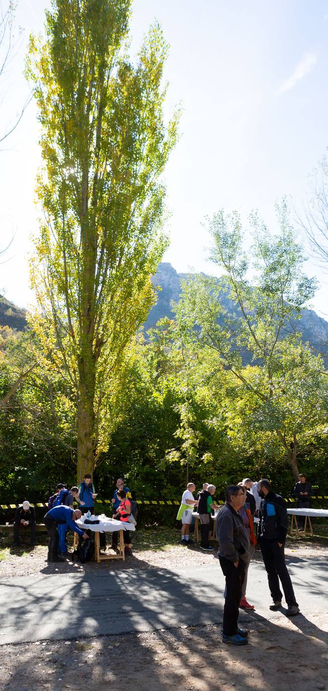 La marcha otoñal ha reunido a 450 senderistas 