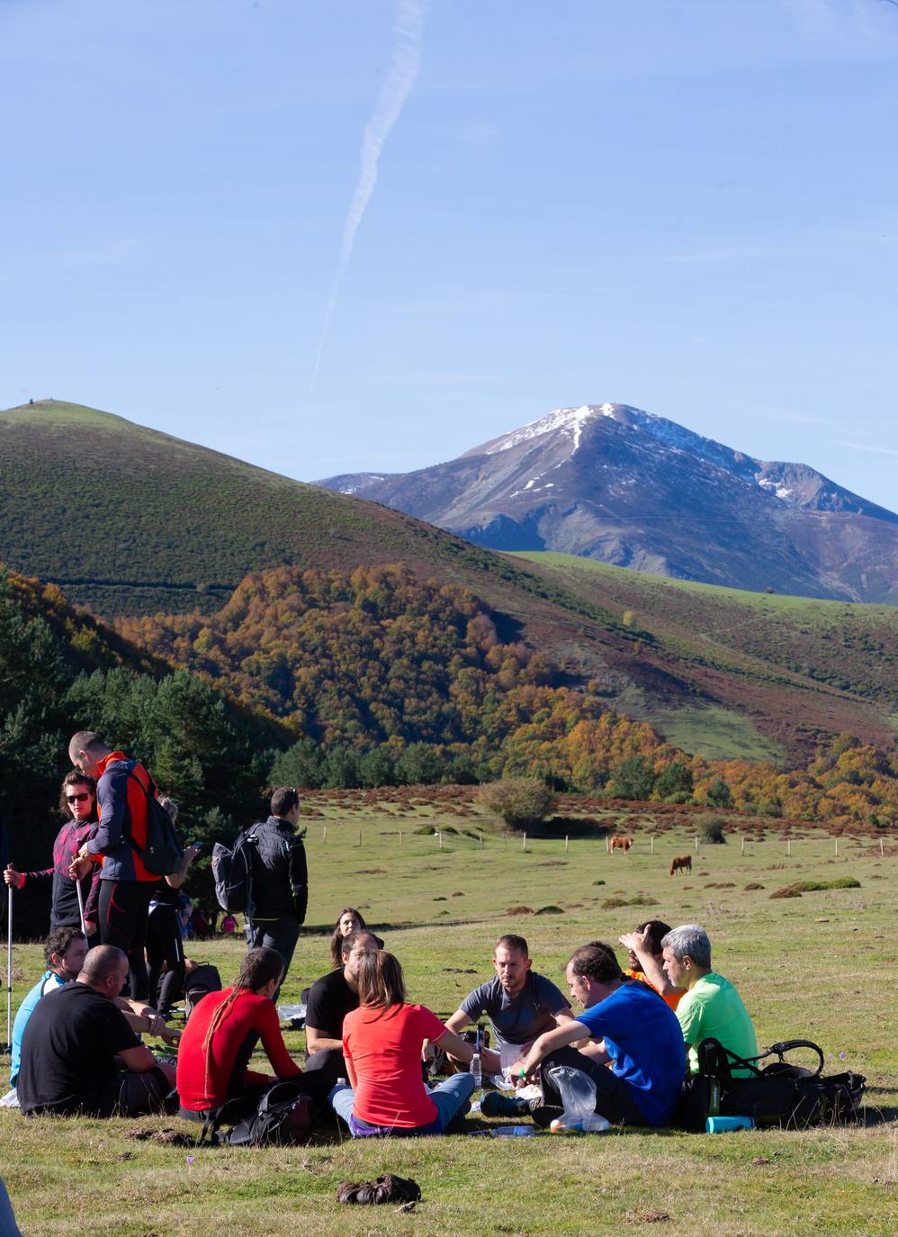 La marcha otoñal ha reunido a 450 senderistas 