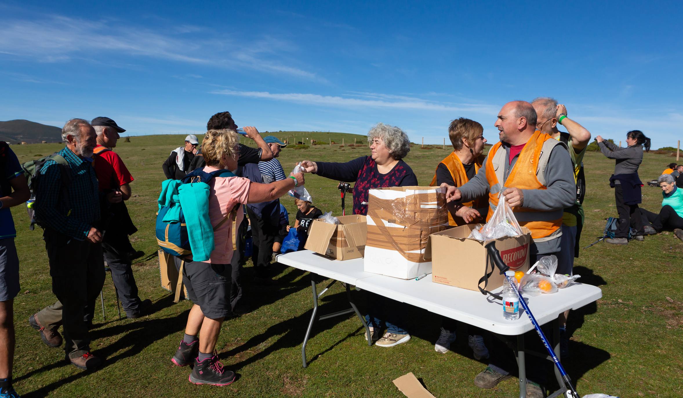 La marcha otoñal ha reunido a 450 senderistas 