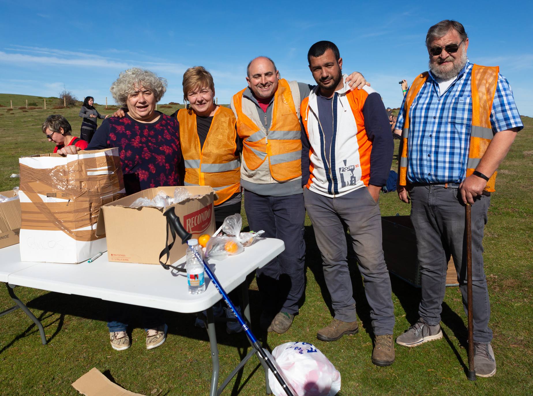 La marcha otoñal ha reunido a 450 senderistas 
