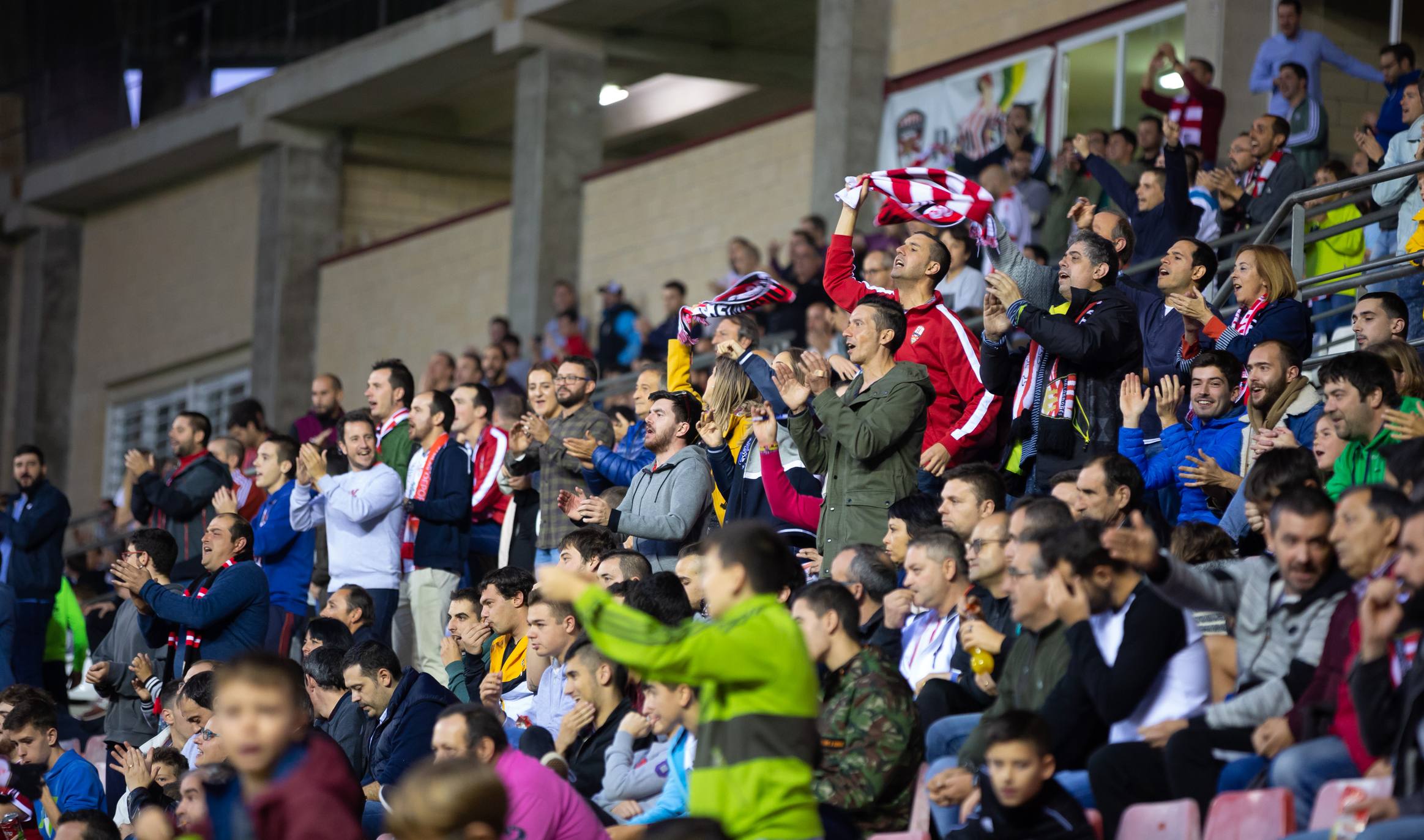 Los blanquirrojos han vencido al Real Unión en Las Gaunas. 