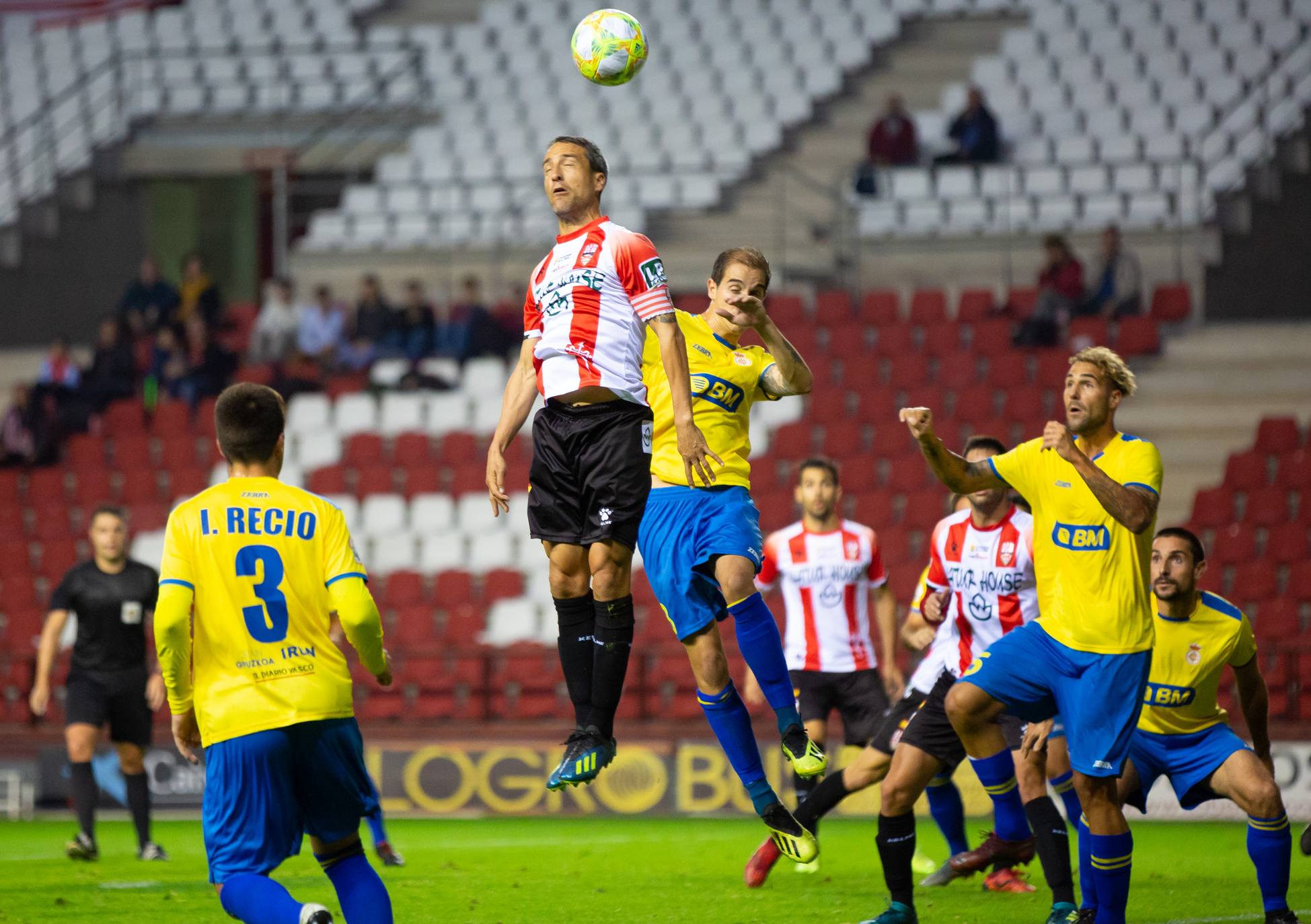 Los blanquirrojos han vencido al Real Unión en Las Gaunas. 