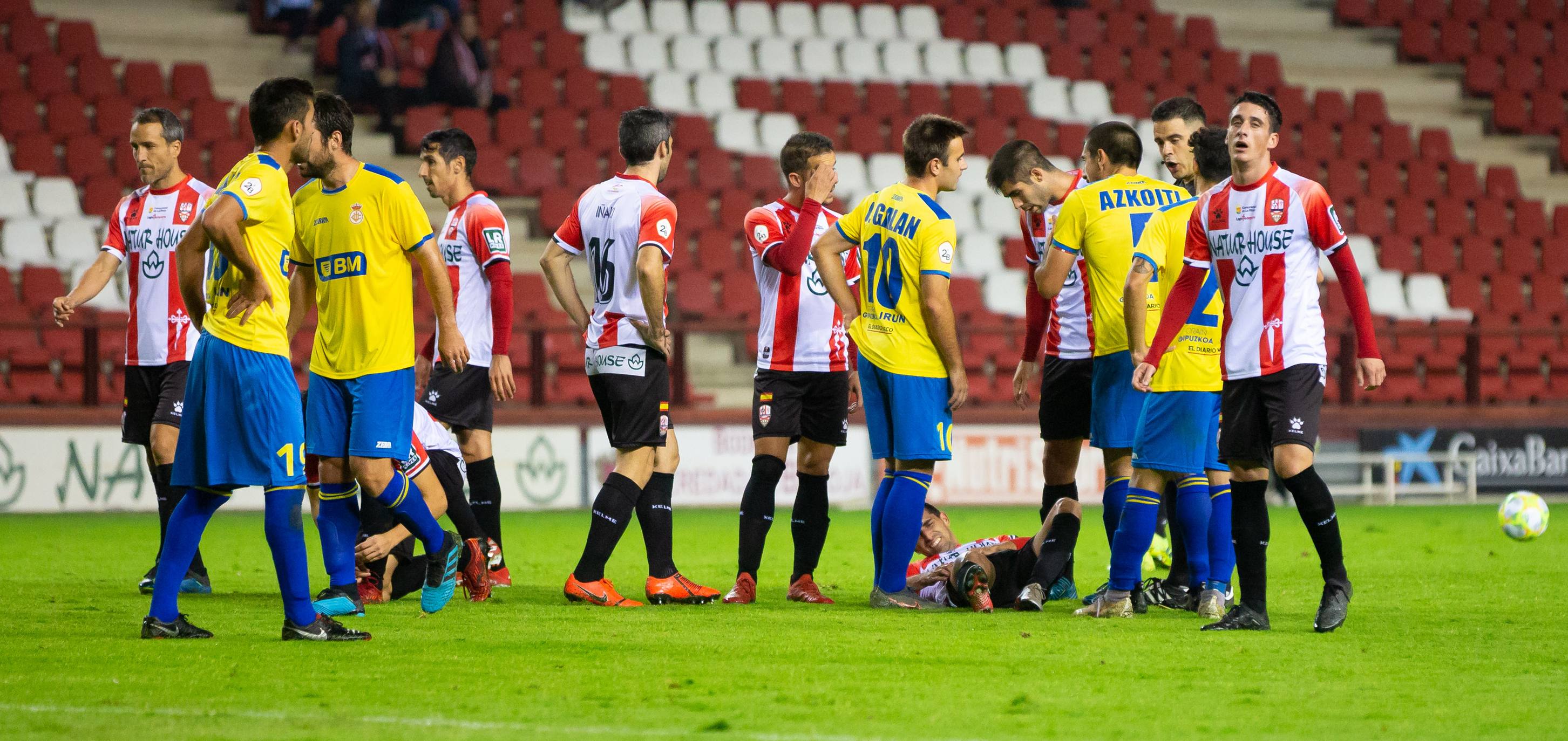 Los blanquirrojos han vencido al Real Unión en Las Gaunas. 