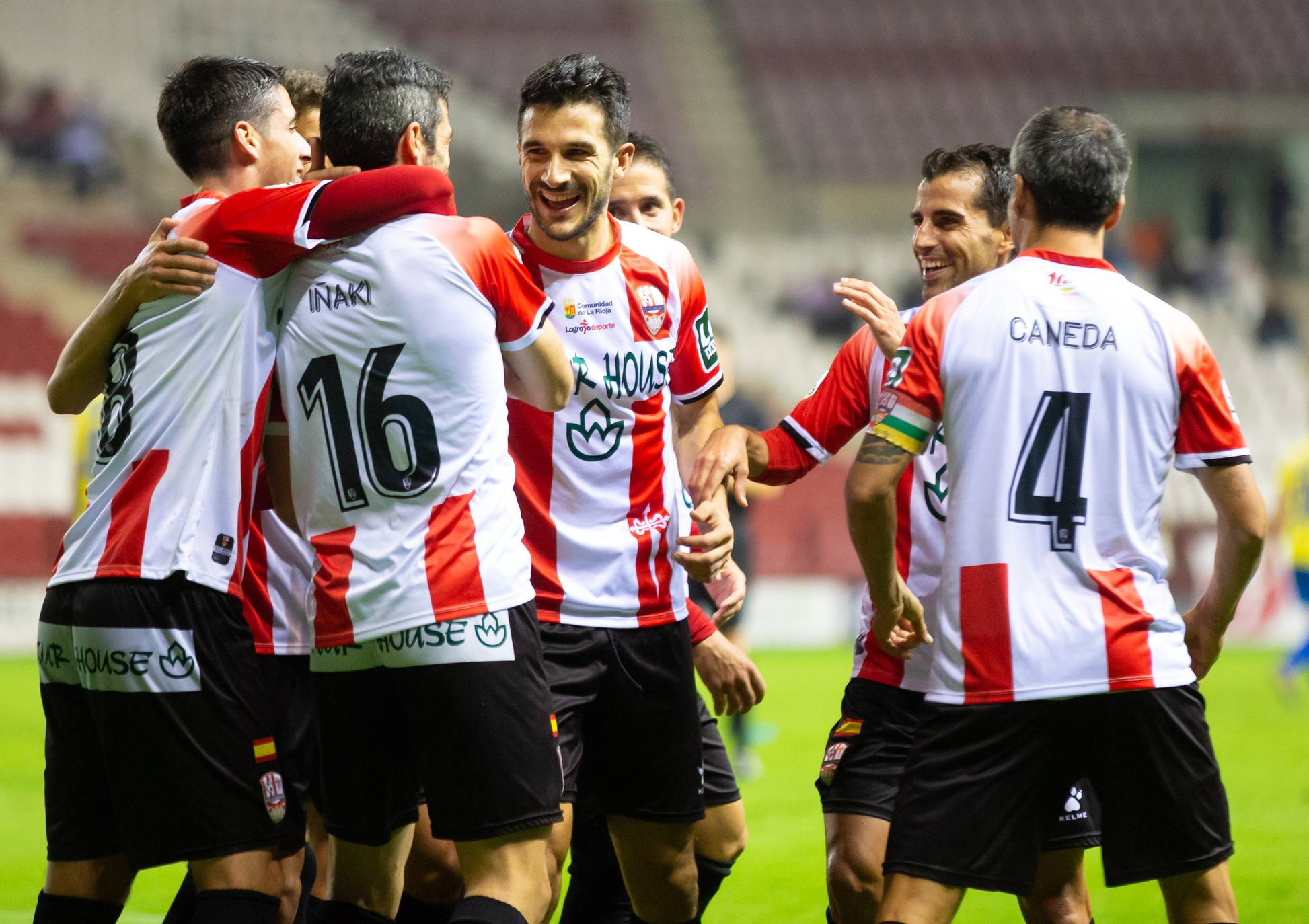 Los blanquirrojos han vencido al Real Unión en Las Gaunas. 