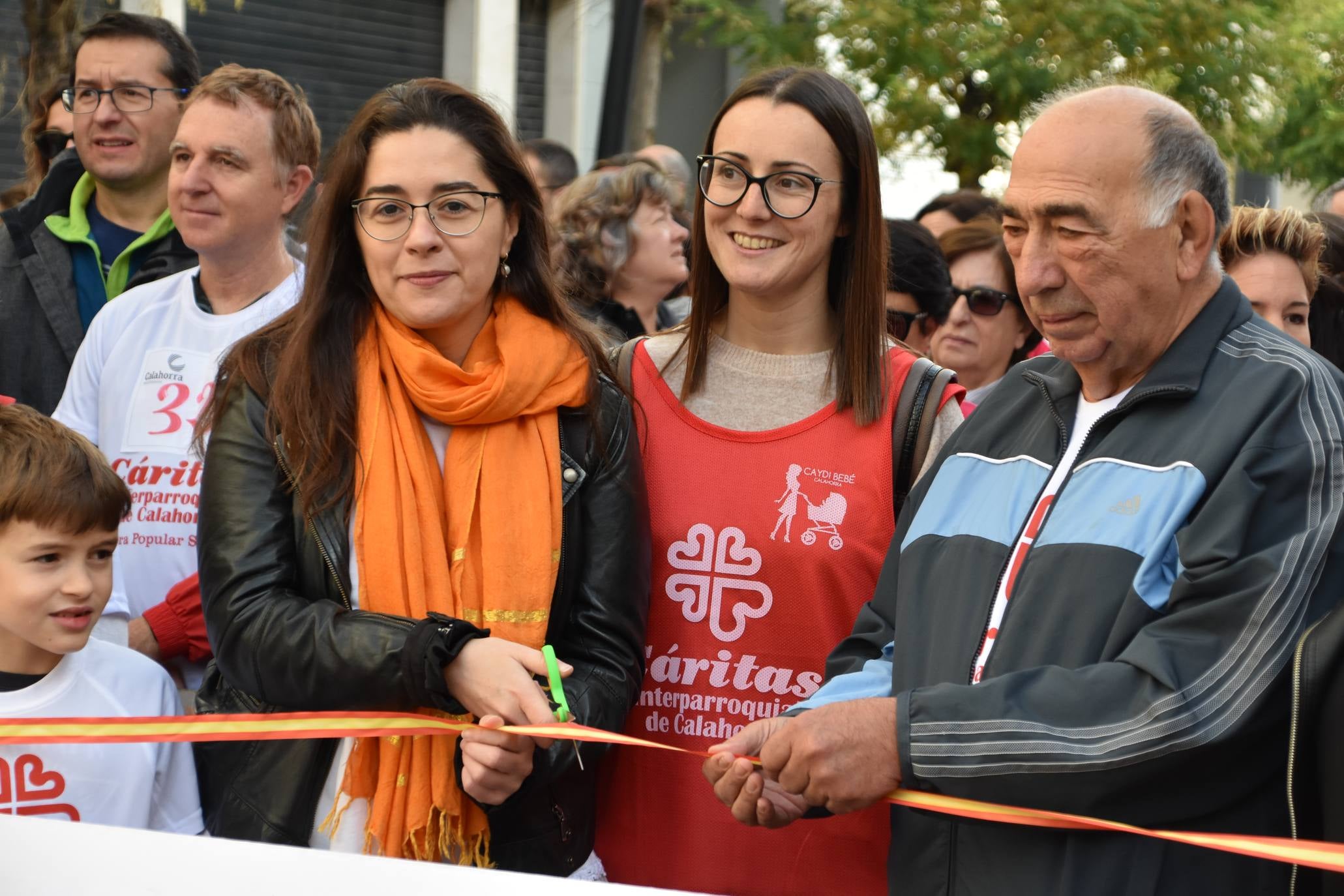 343 personas participaron en la marcha