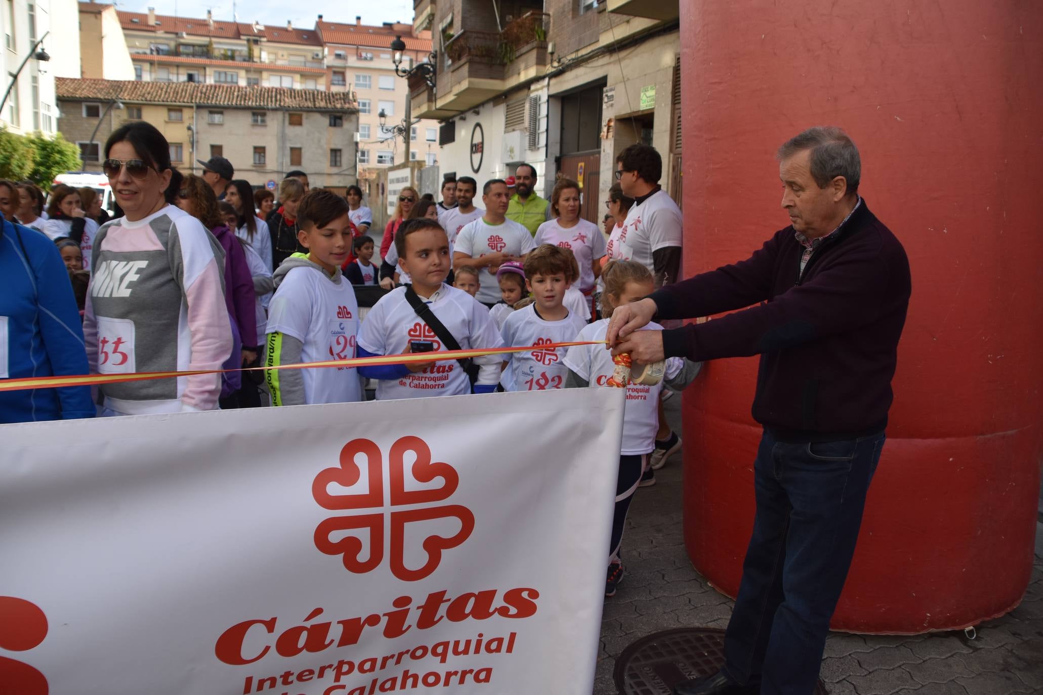 343 personas participaron en la marcha