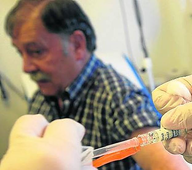 Ricardo se prepara para el pinchacito