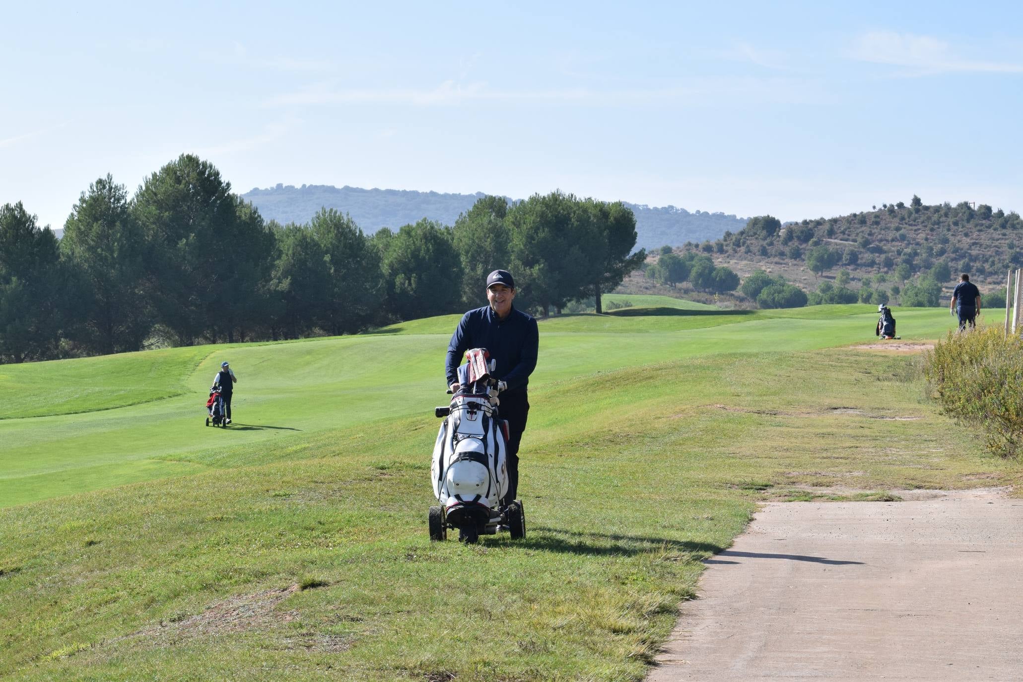 Los jugadores pasaron un gran día de golf en el último torneo de la Liga de Golf y Vino antes de la gran final.