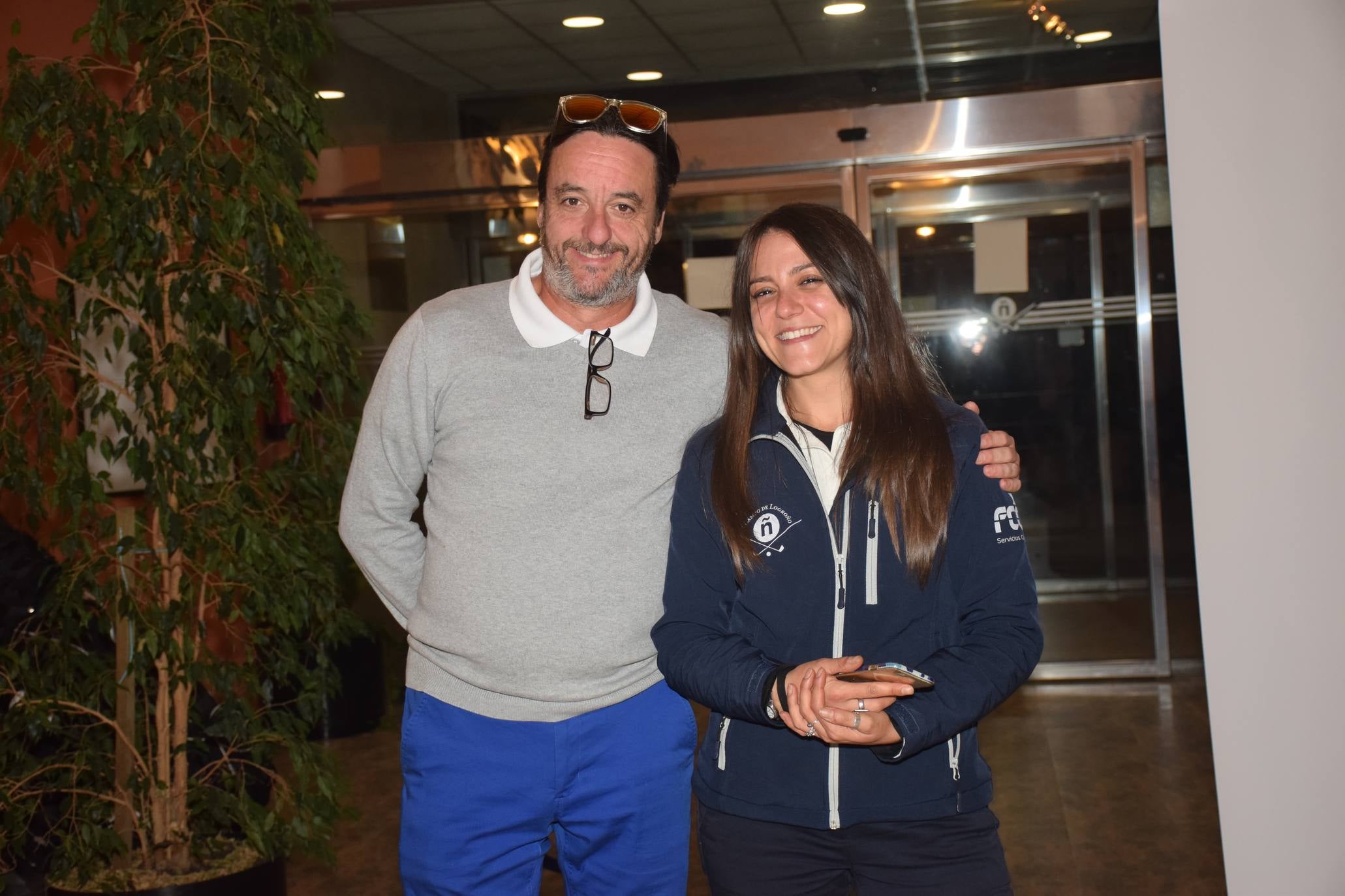 Los jugadores disfrutaron de la cata de dos vinos de Bodegas Carlos Moro antes de la entrega de premios.