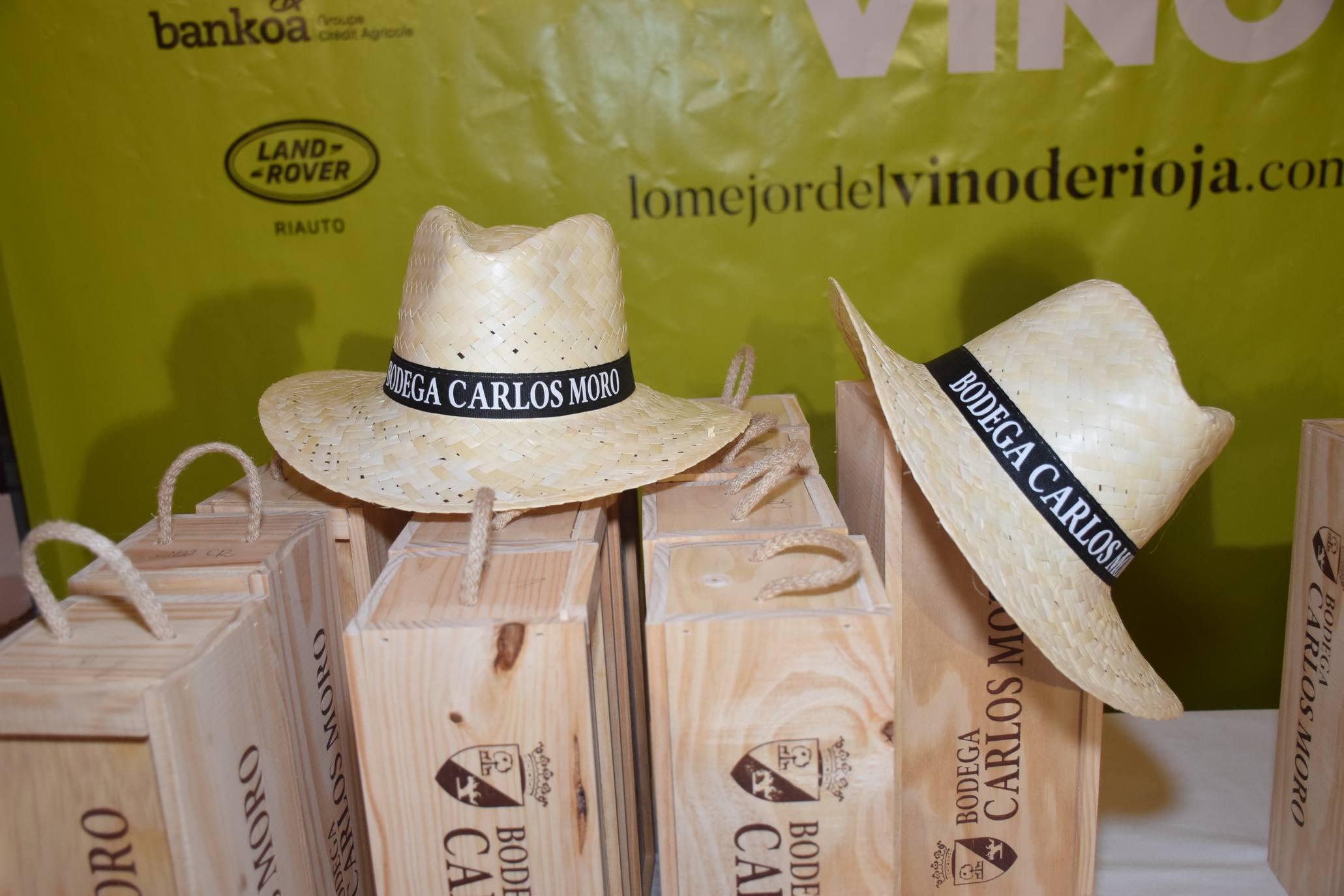 Los jugadores disfrutaron de la cata de dos vinos de Bodegas Carlos Moro antes de la entrega de premios.