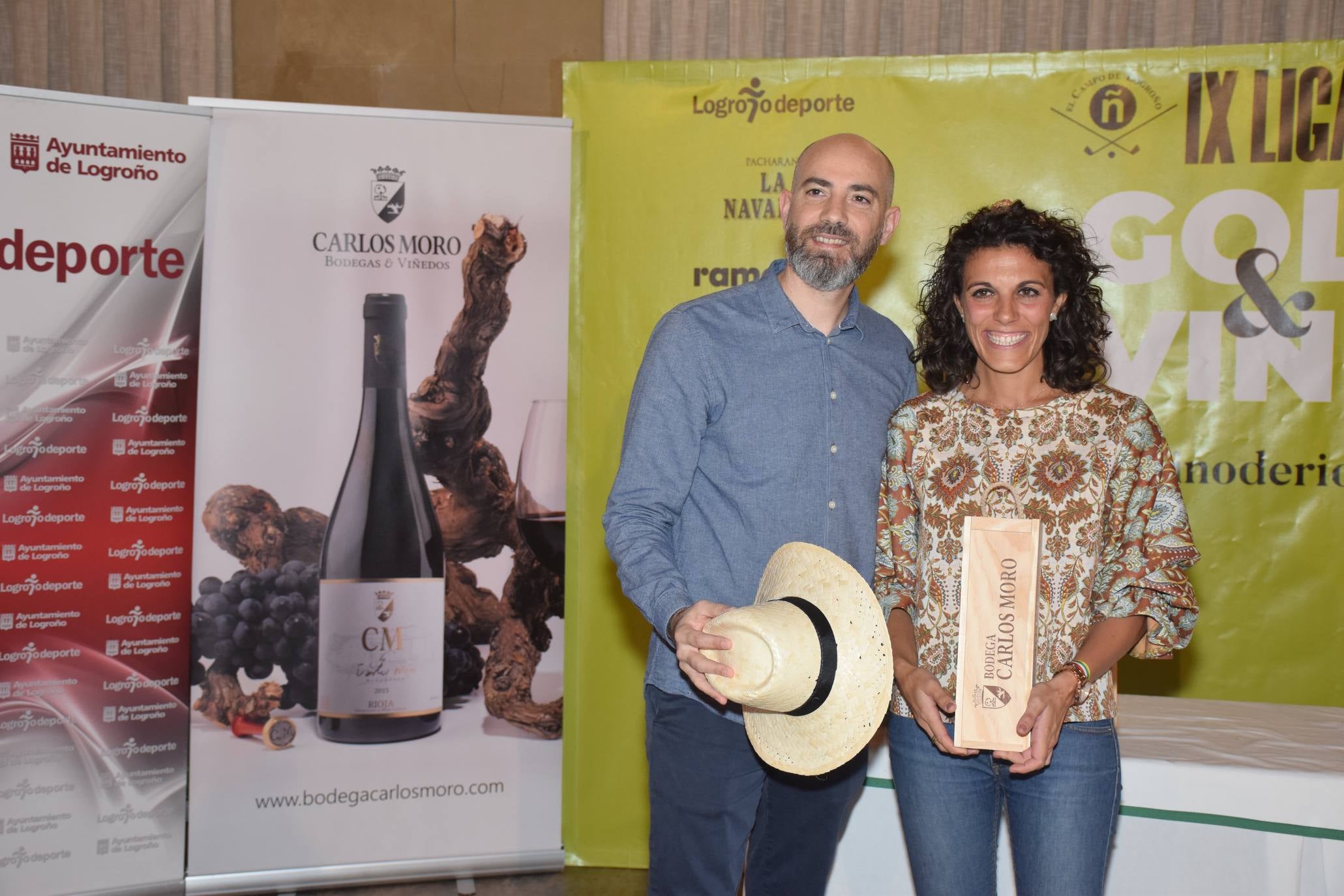 Entrega de premios del Torneo Carlos Moro, de la Liga de Golf y Vino.