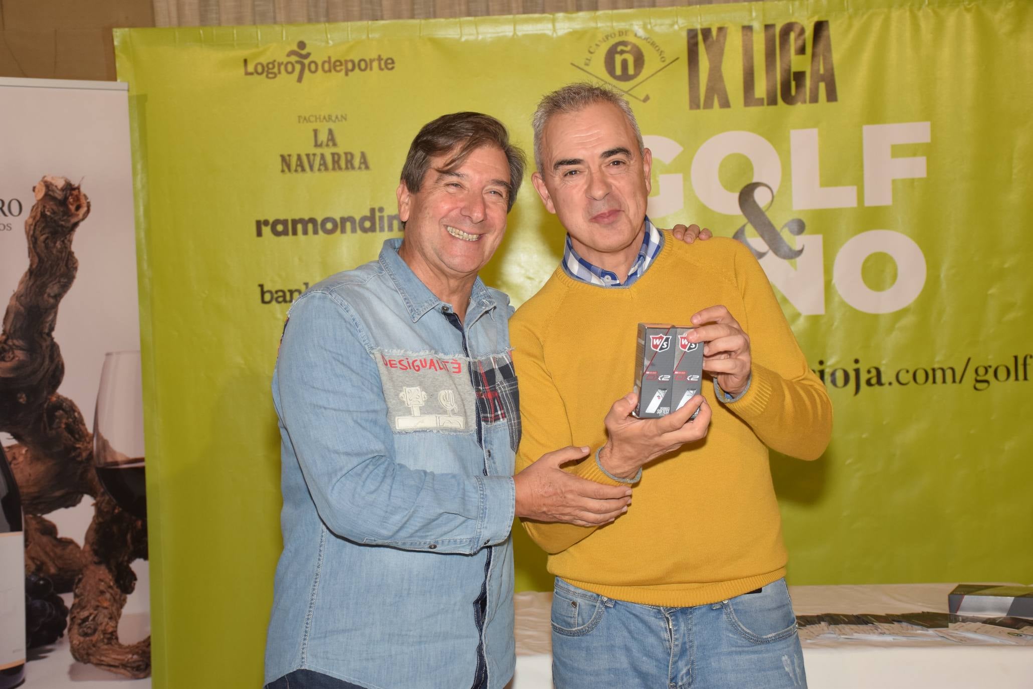 Entrega de premios del Torneo Carlos Moro, de la Liga de Golf y Vino.